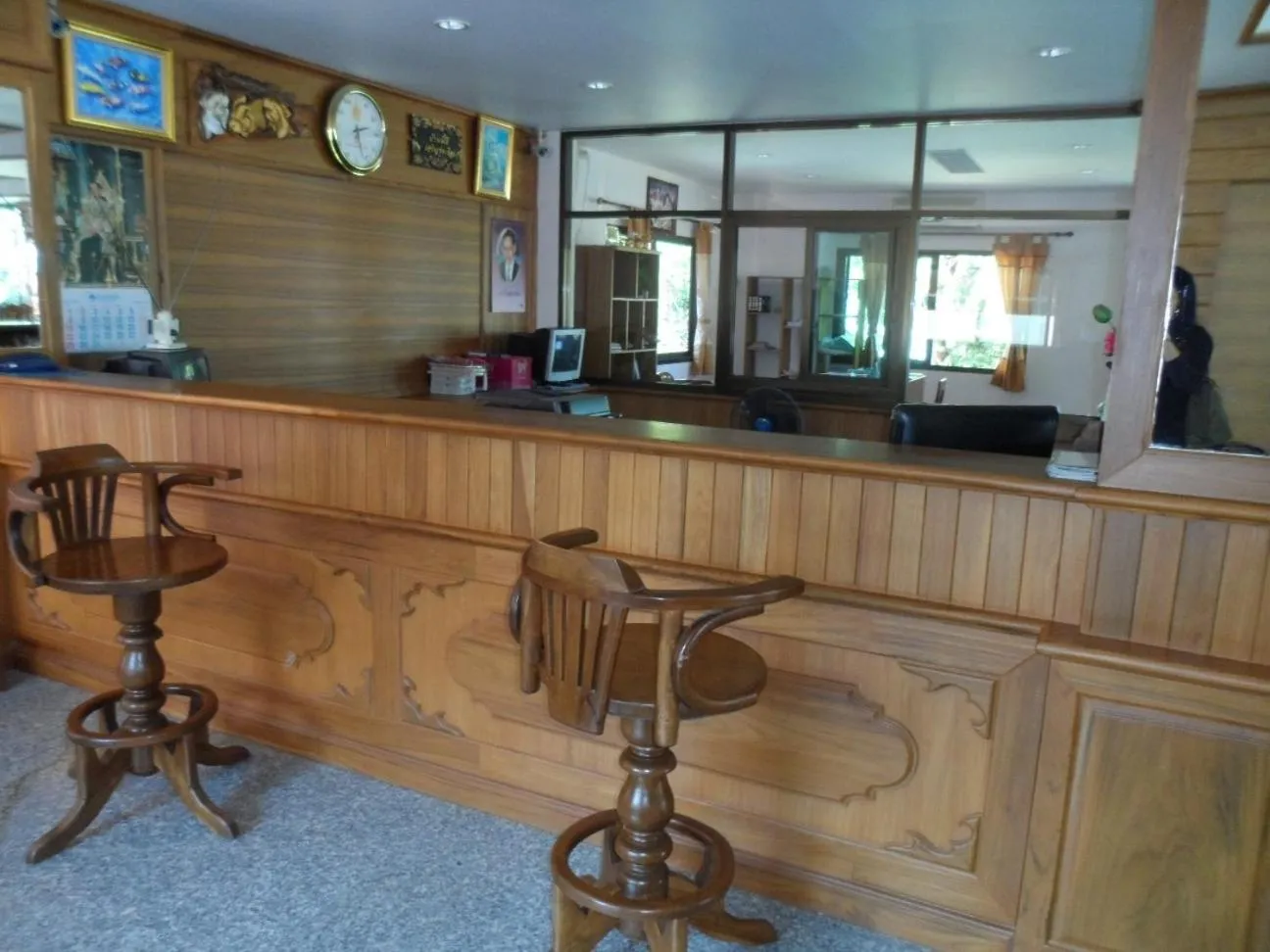 Lobby or reception in Baan Rom Mai