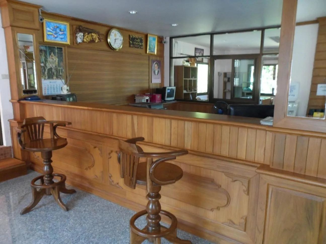 Lobby or reception in Baan Rom Mai