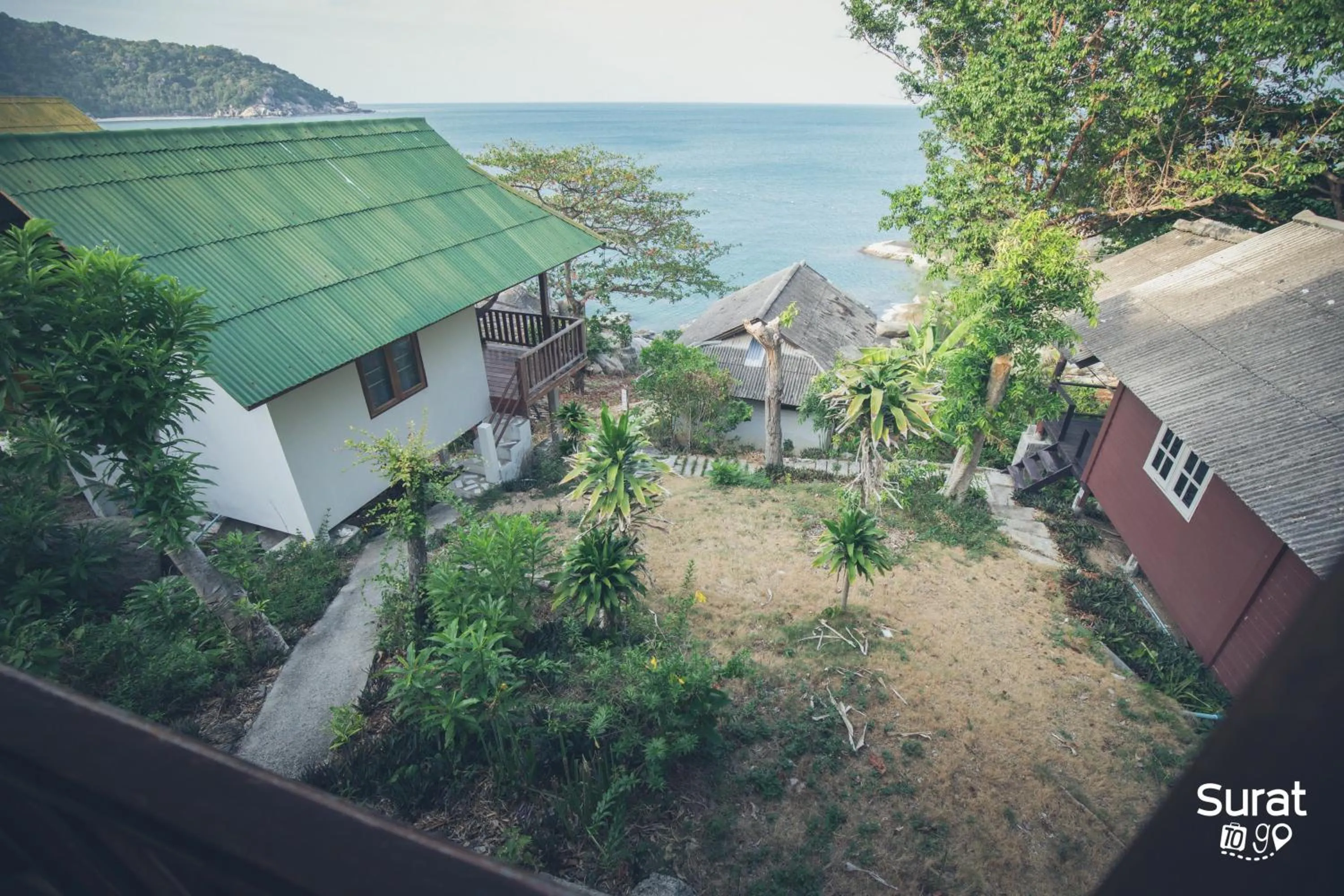 Garden view in The Ocean Phangan Homestay