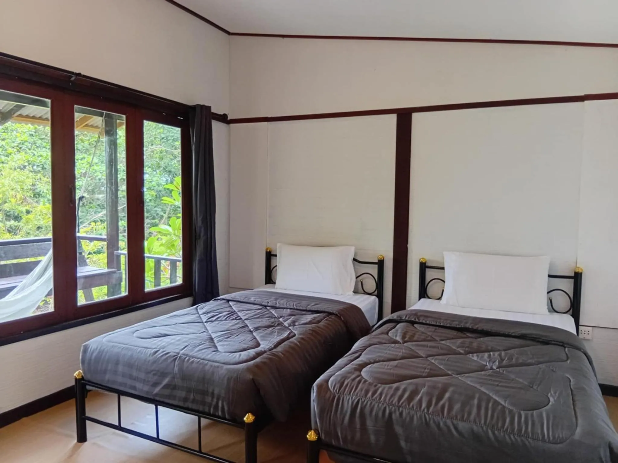 Bed in The Ocean Phangan Homestay