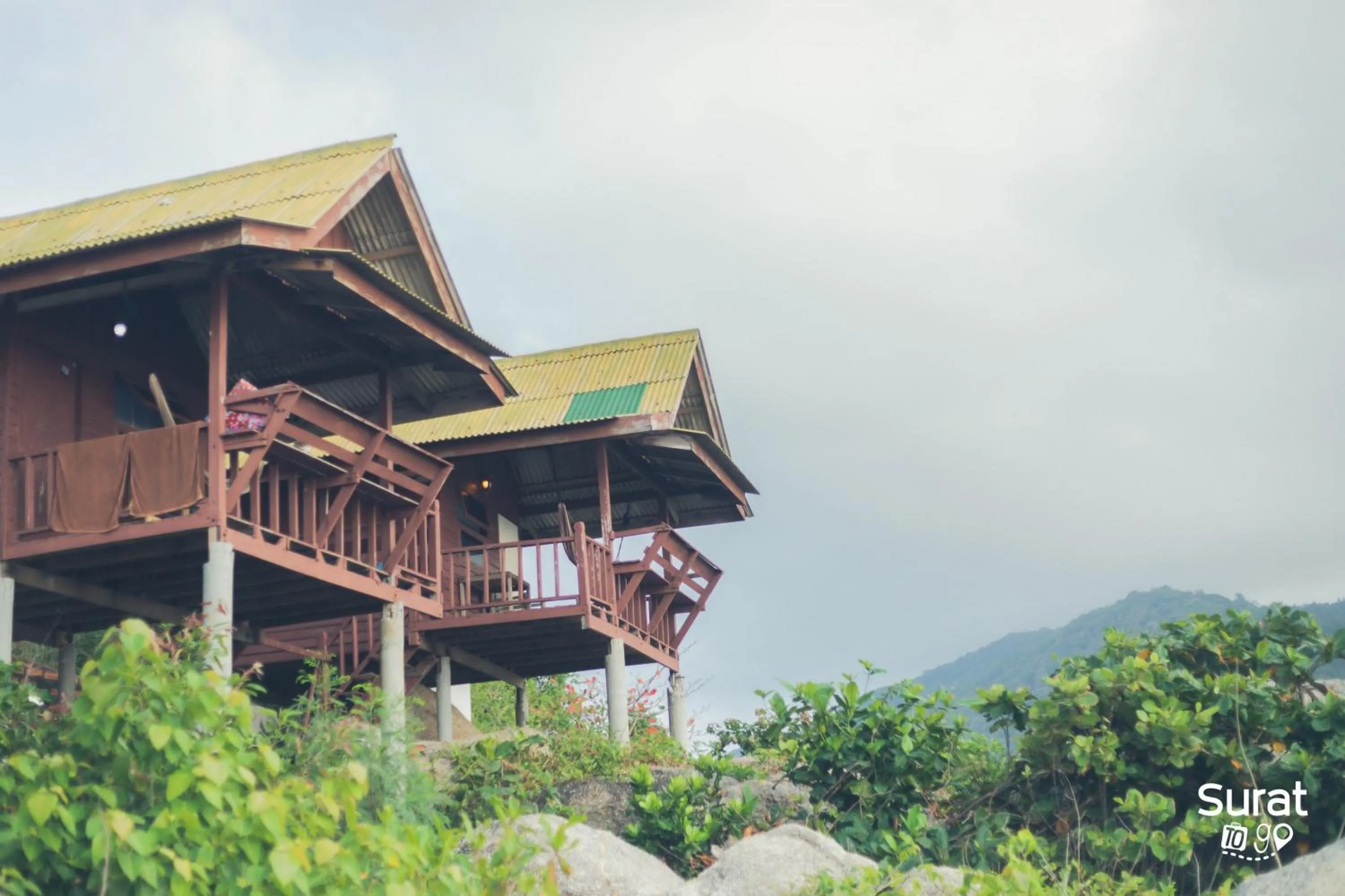 Property building in The Ocean Phangan Homestay