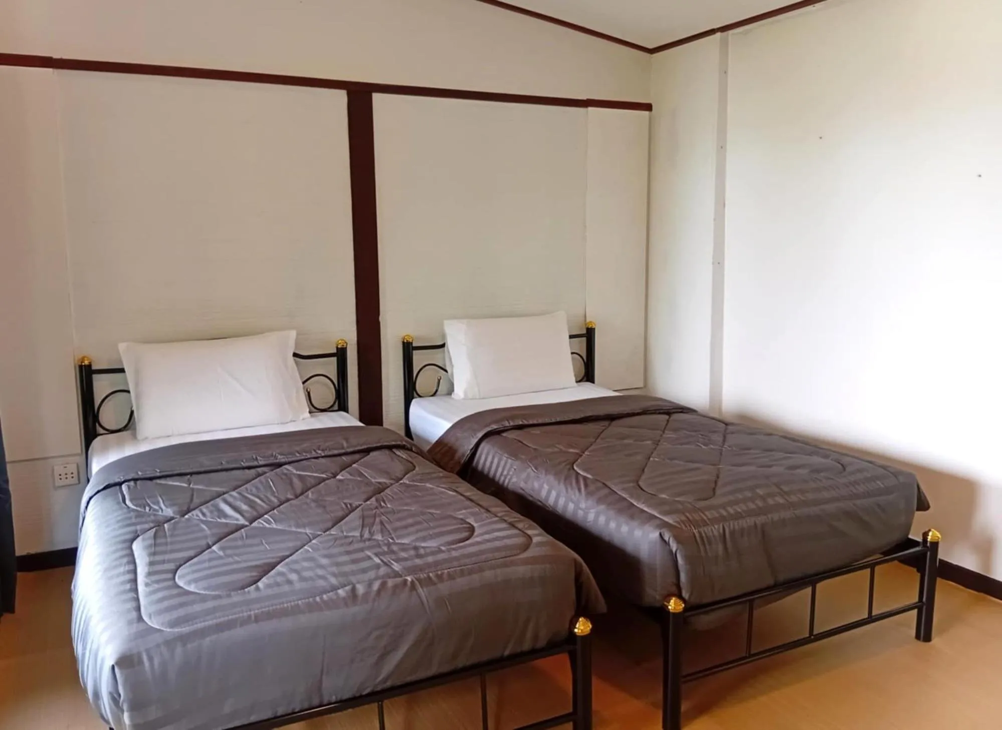 Bed in The Ocean Phangan Homestay
