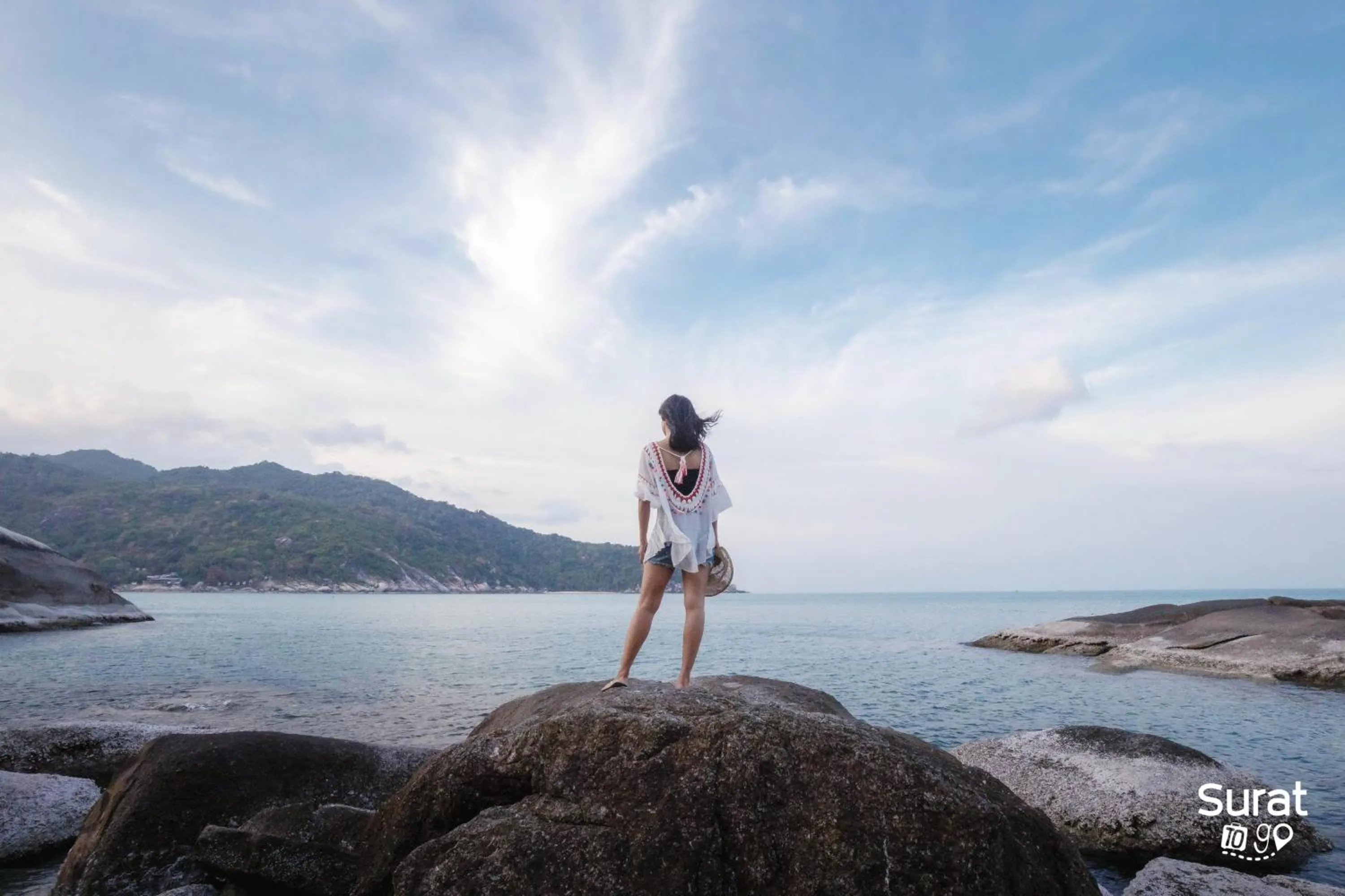 Beach in The Ocean Phangan Homestay