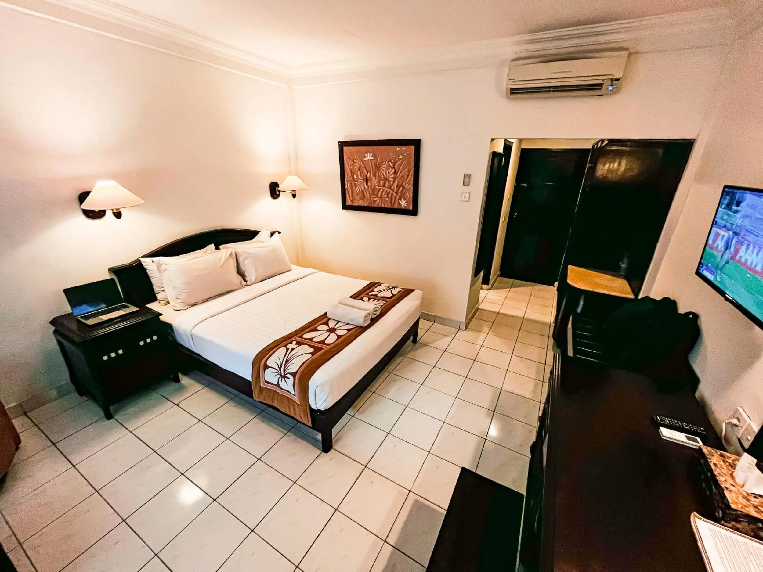 Bedroom, Bed in Bali Summer Hotel by Amerta