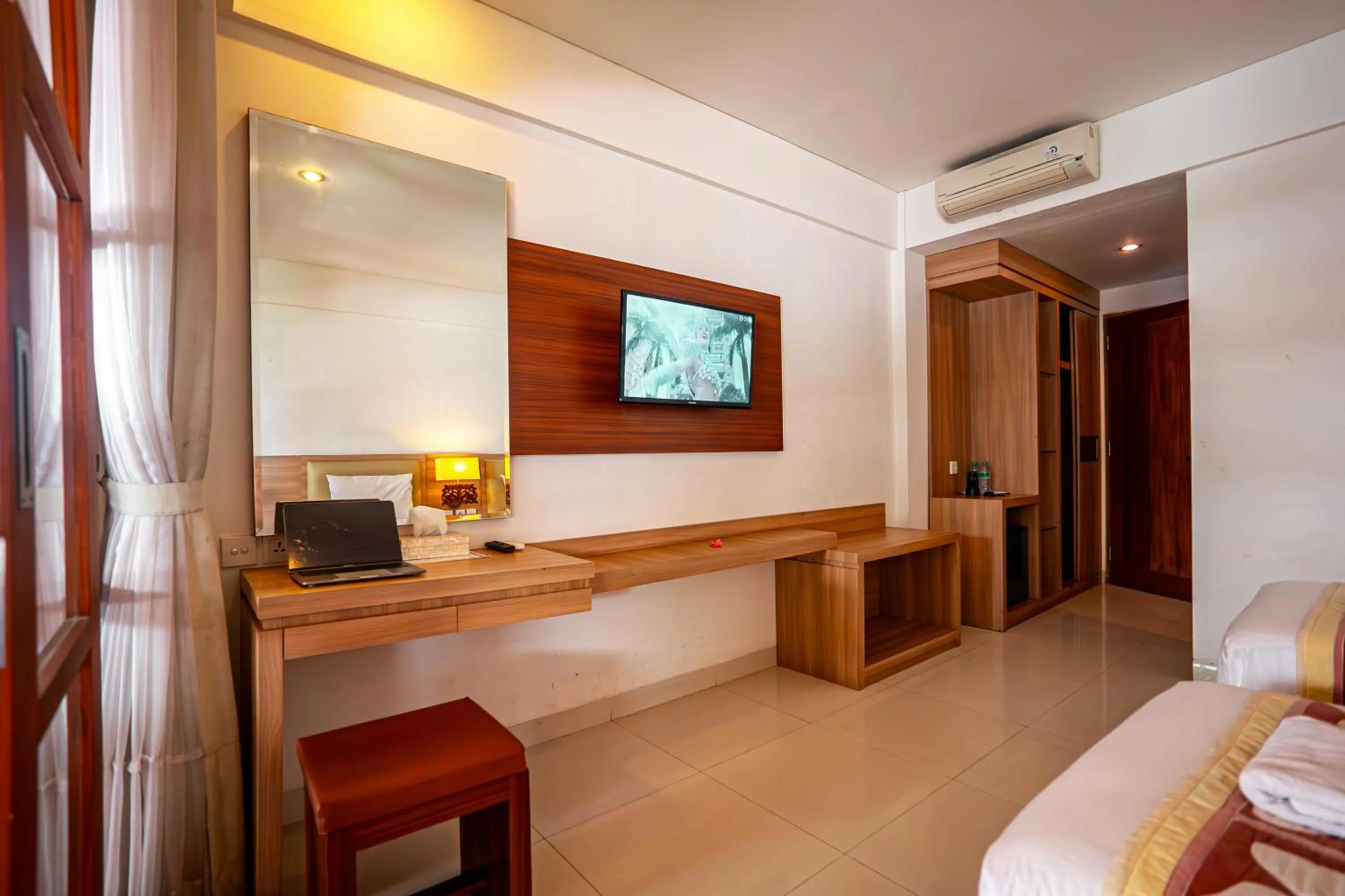 Bedroom, Bed in Bali Summer Hotel by Amerta