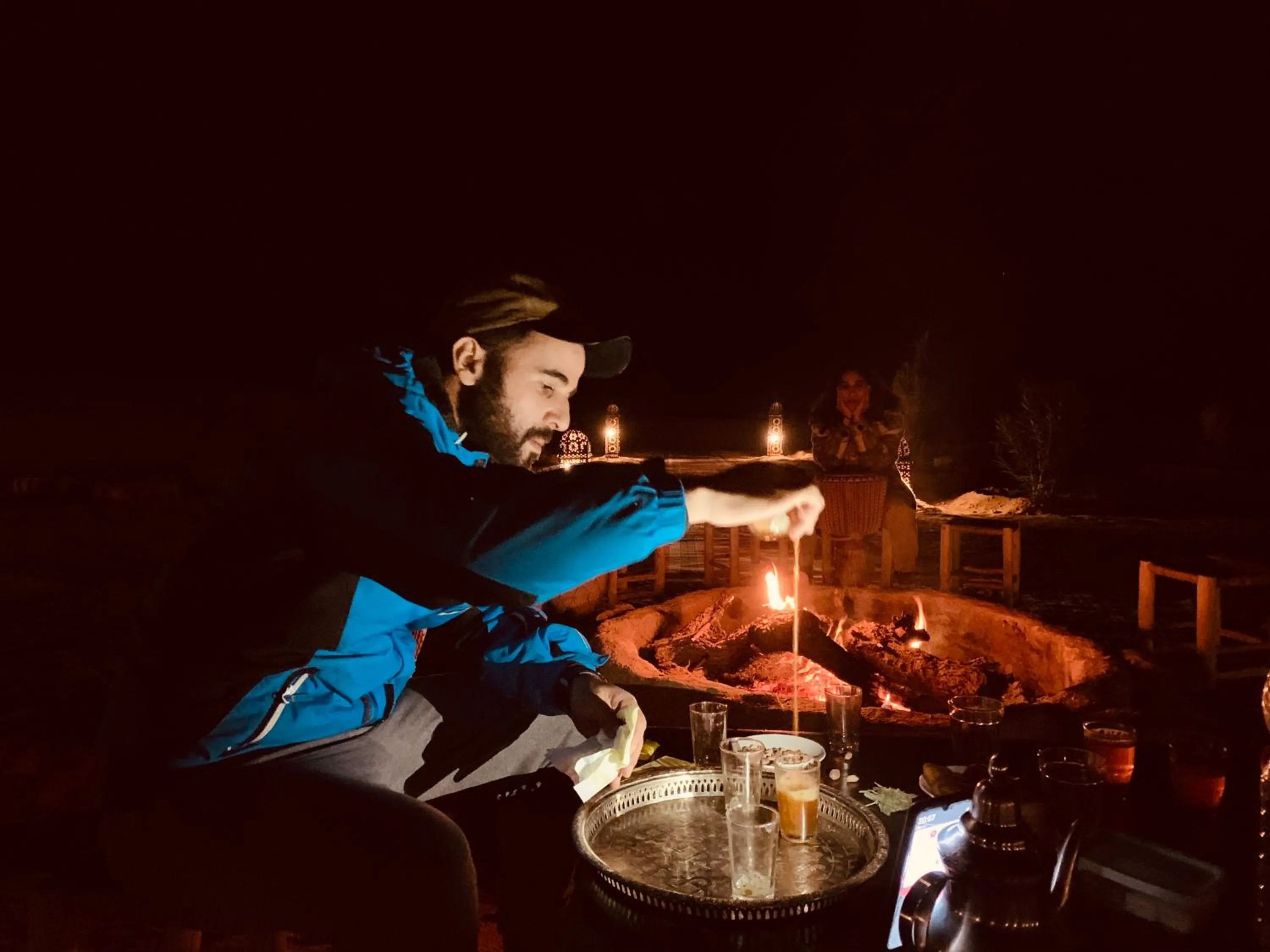 People in Sahara wellness camp