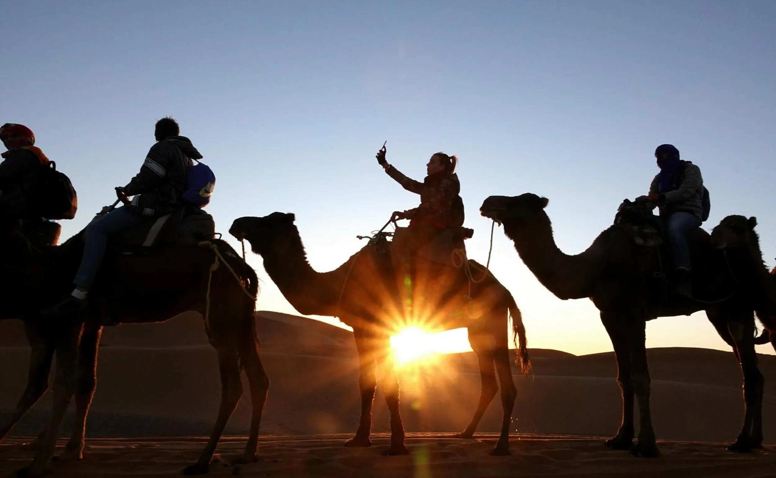 Property building in Sahara wellness camp