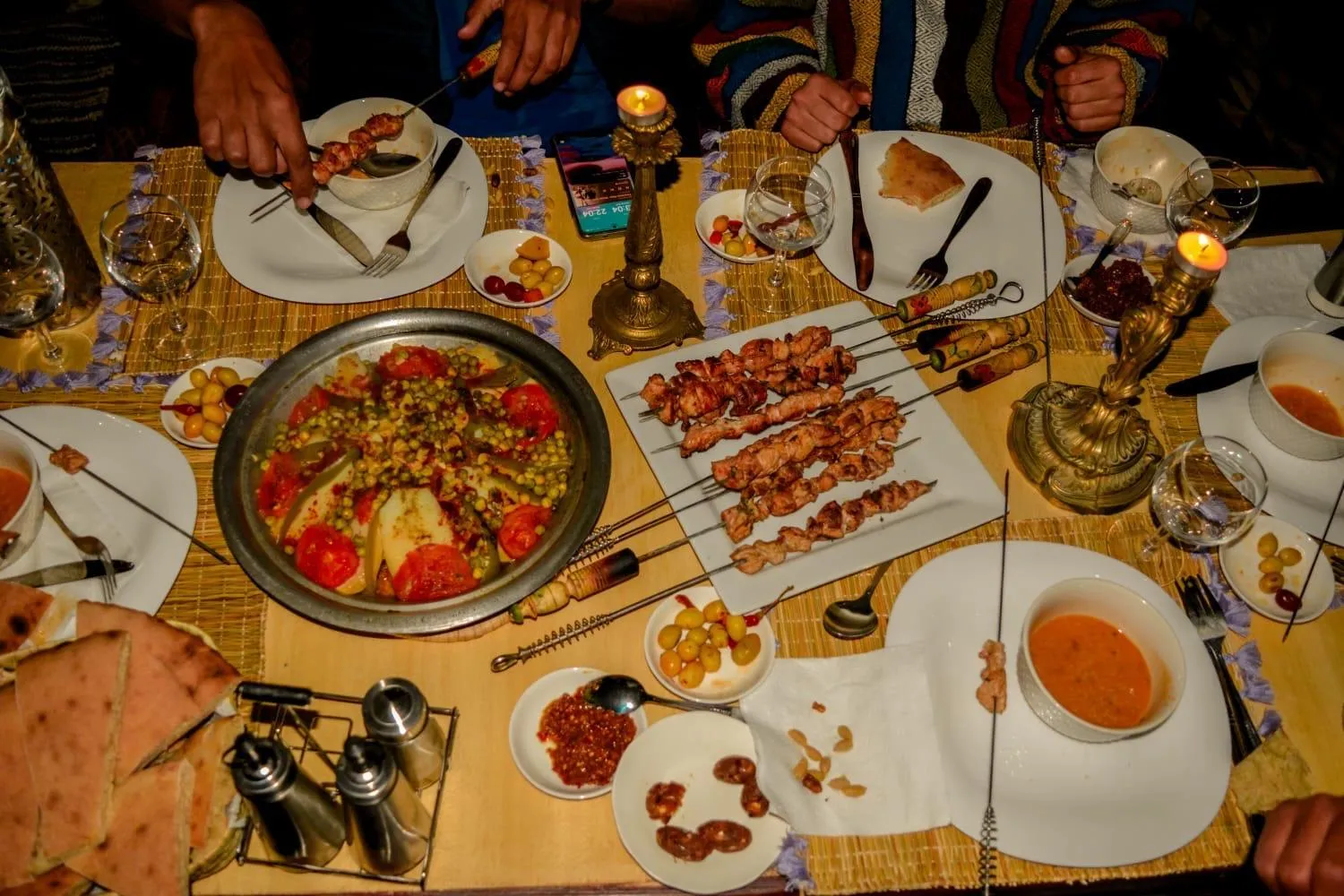 Food and drinks in Sahara wellness camp