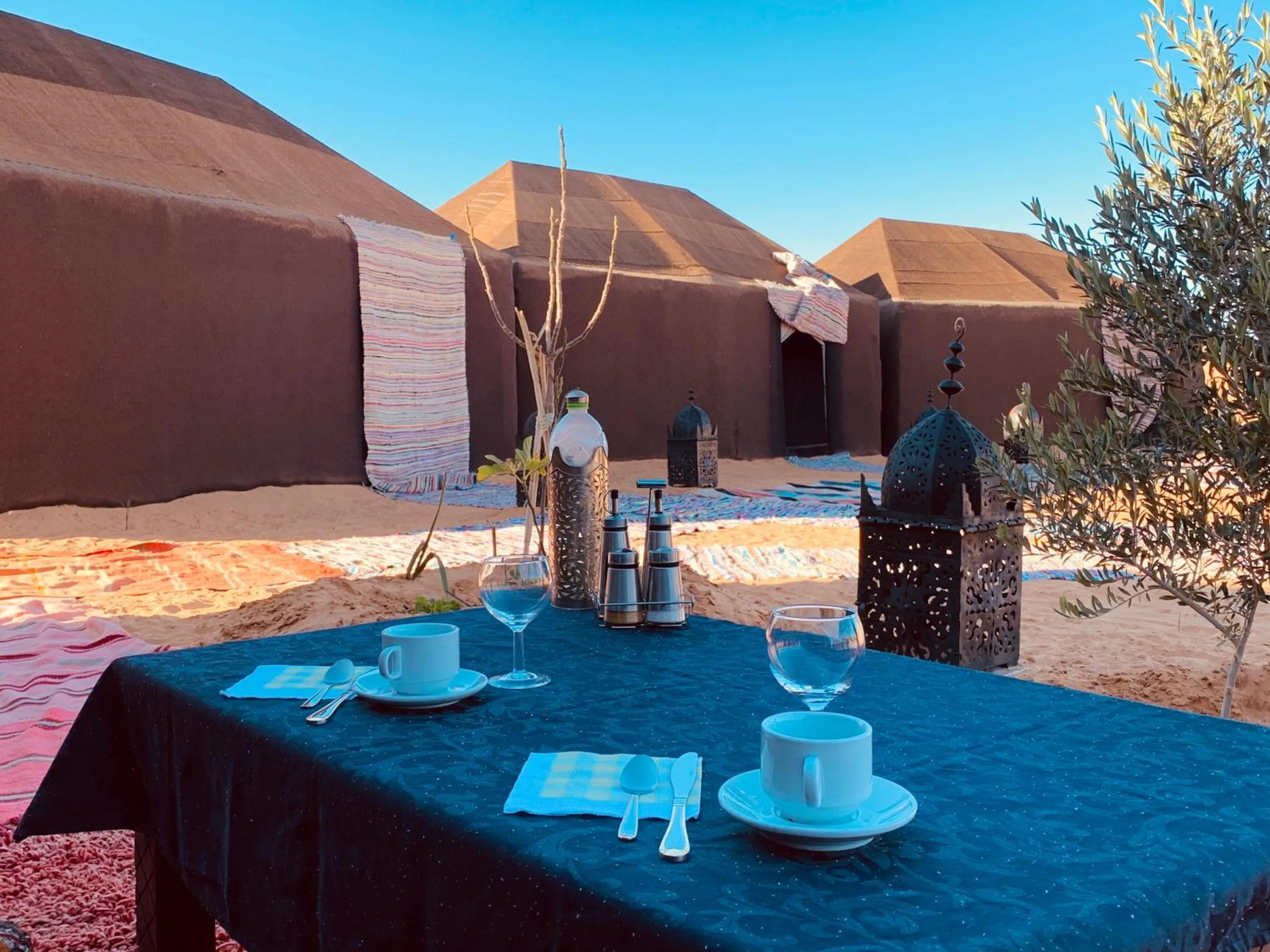 Breakfast in Sahara wellness camp