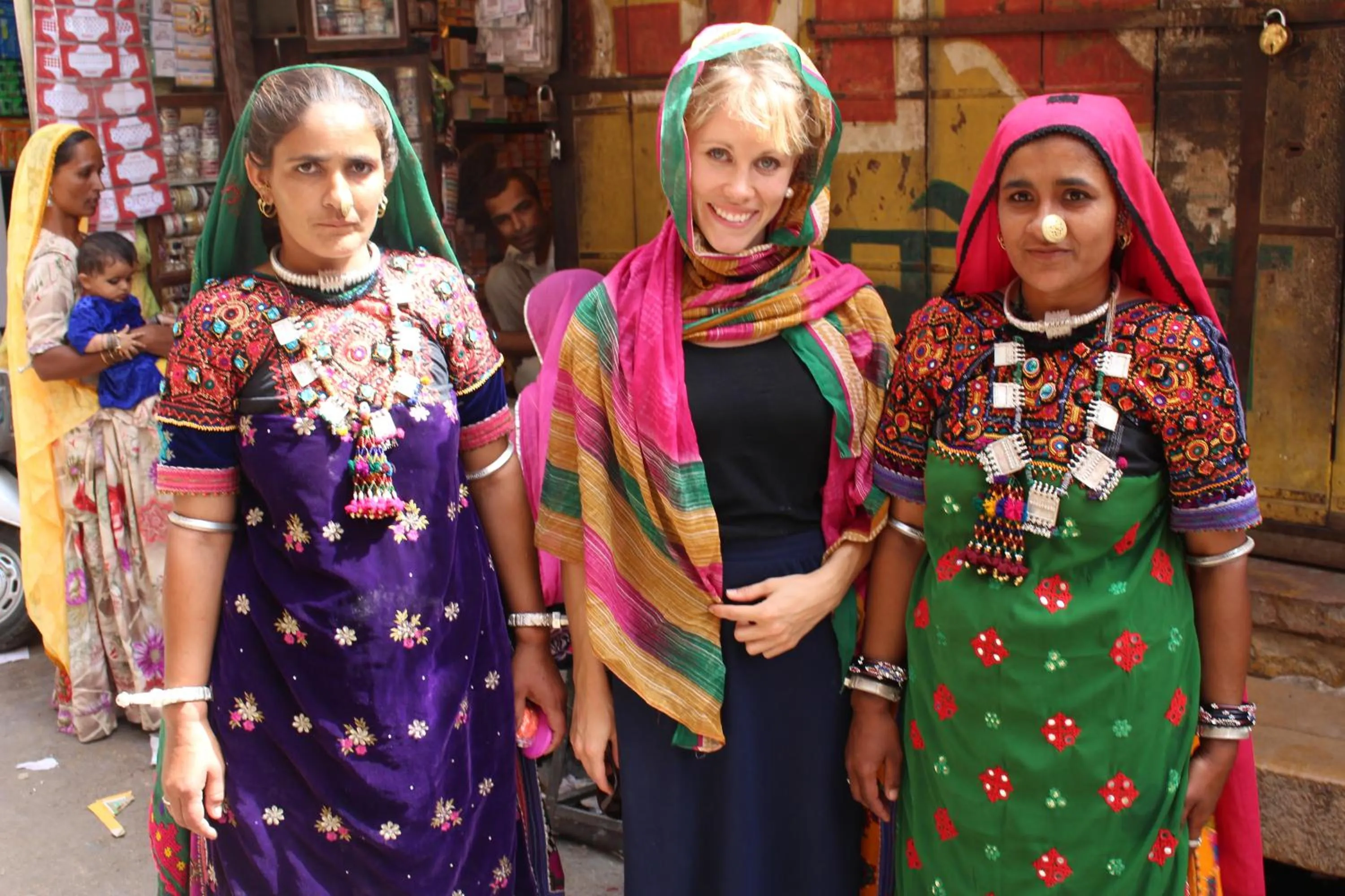 People in Hotel Deep Mahal