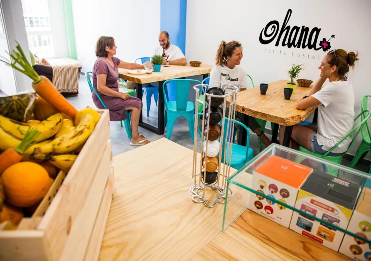 Food and drinks in Ohana Tarifa Hostel