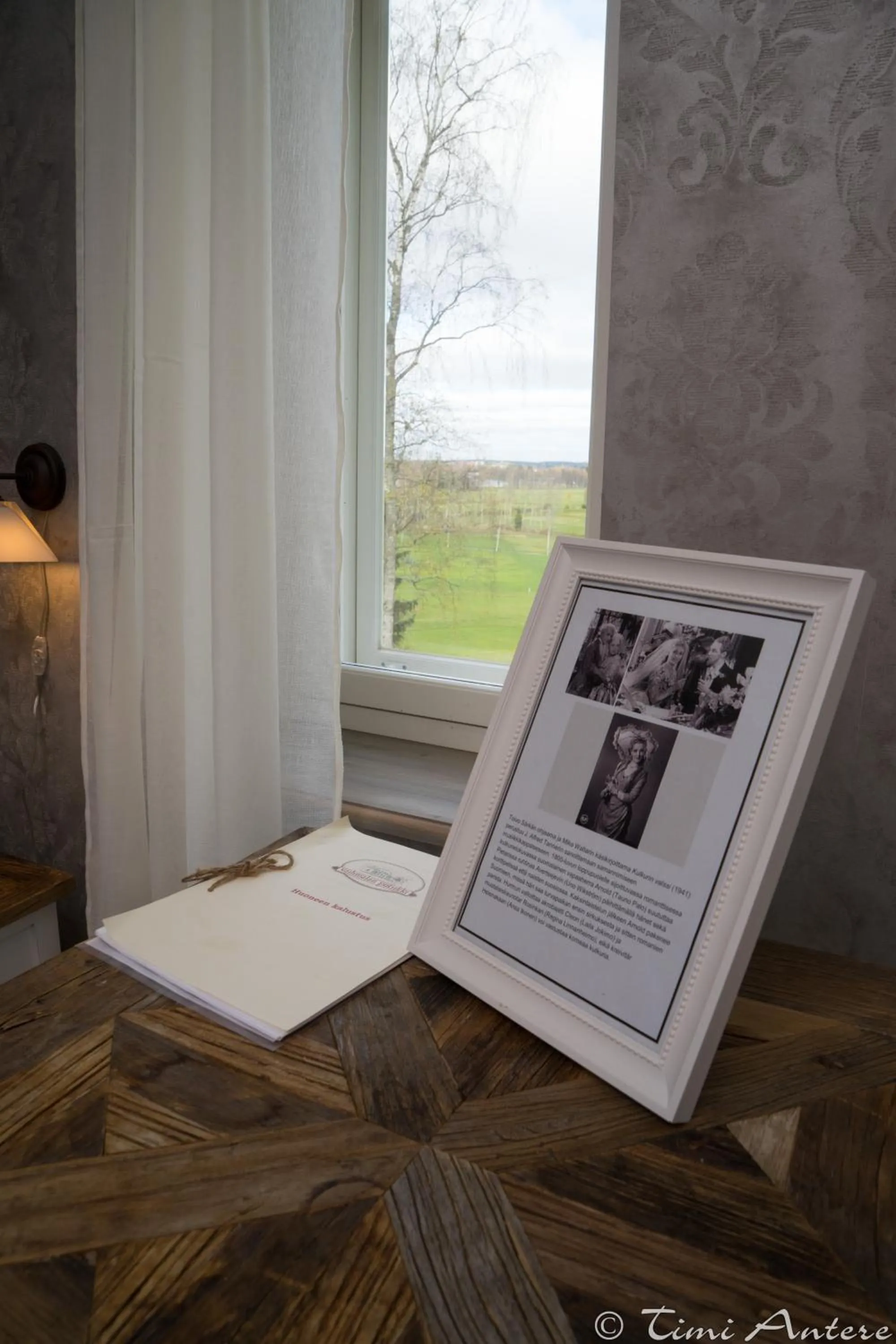 Decorative detail in Vaihmalan Hovi