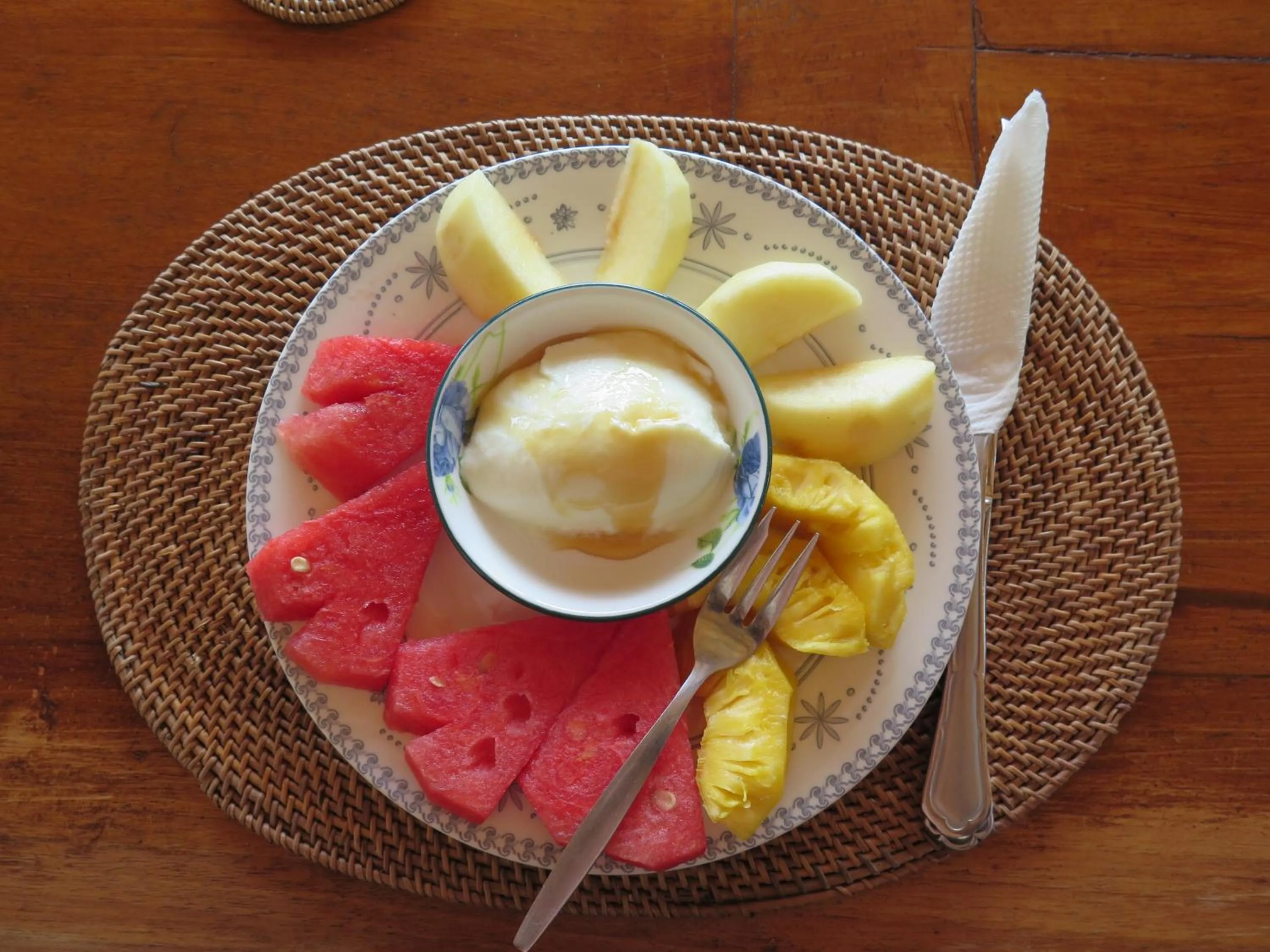 Continental breakfast in Villa Ida Villas