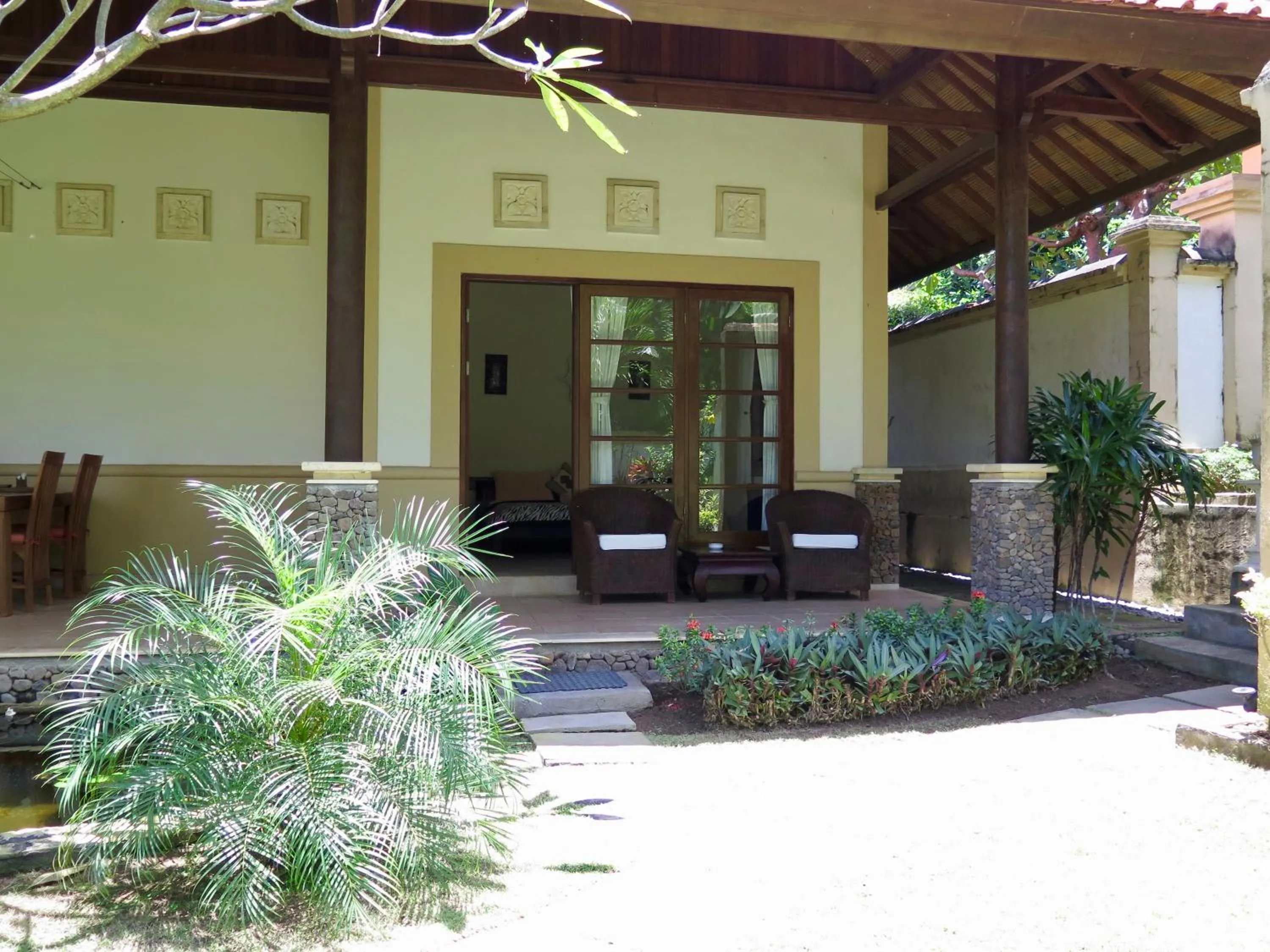 Garden view in Villa Ida Villas