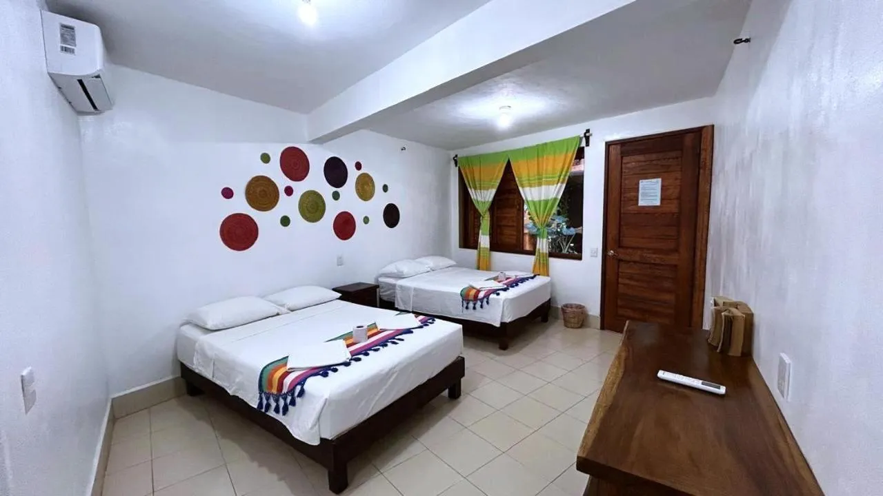 Bed in Hotel Casa del Mar Mazunte