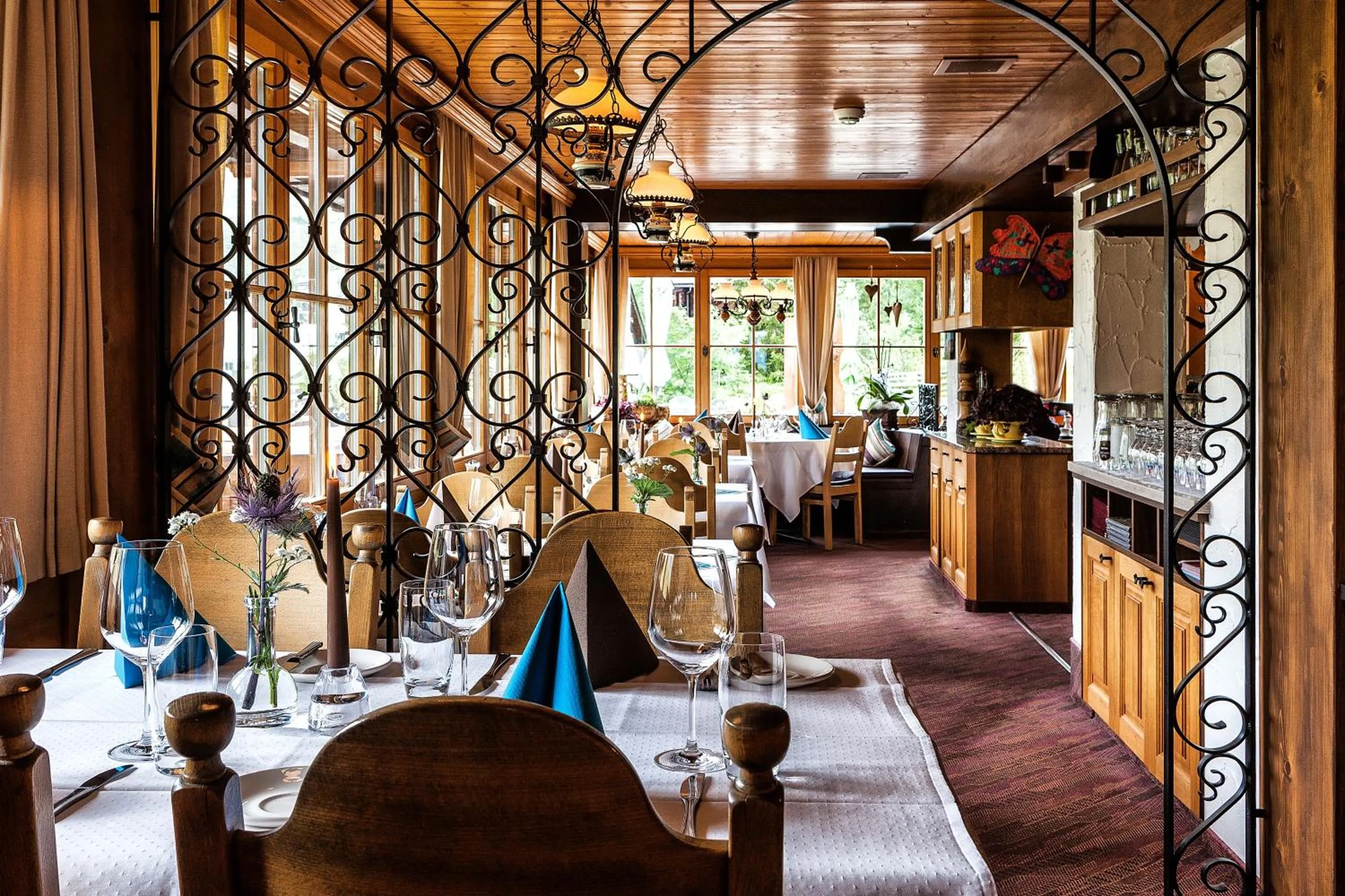 Restaurant/places to eat in Hotel Gspan