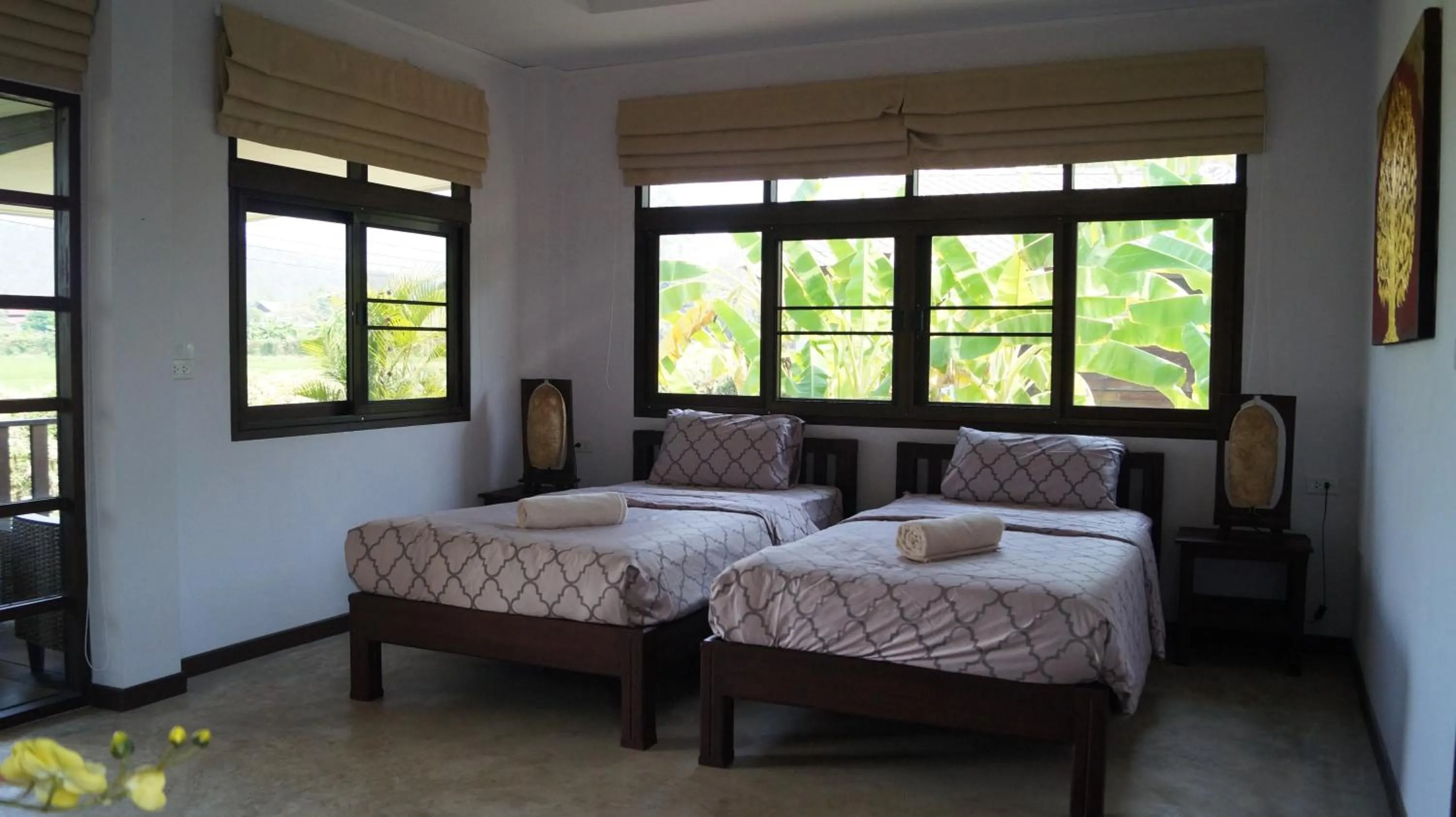 Bedroom, Bed in Baan Chai Thung Resort