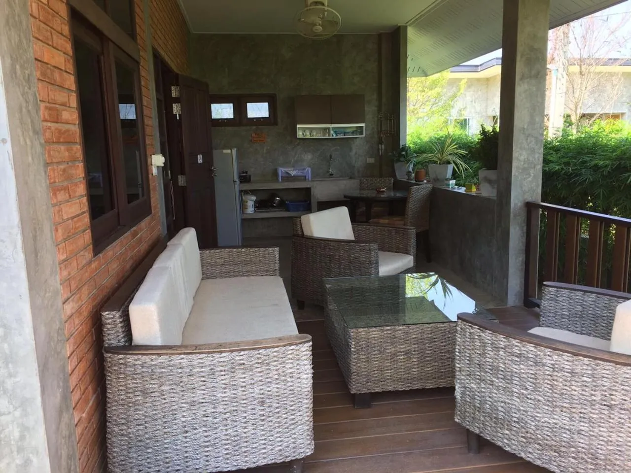 Balcony/Terrace in Baan Chai Thung Resort