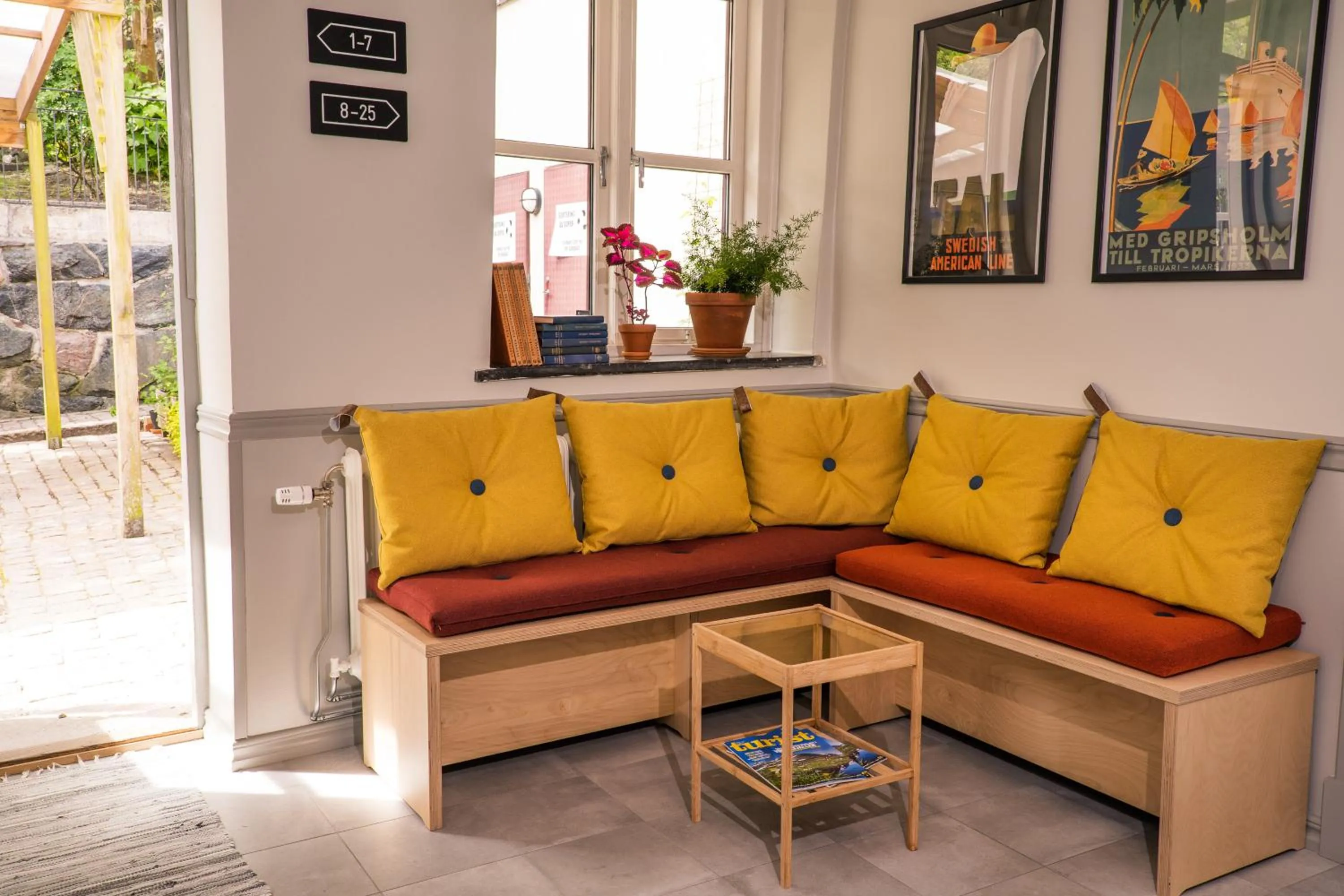 Lobby or reception in STF Hostel Stigbergsliden