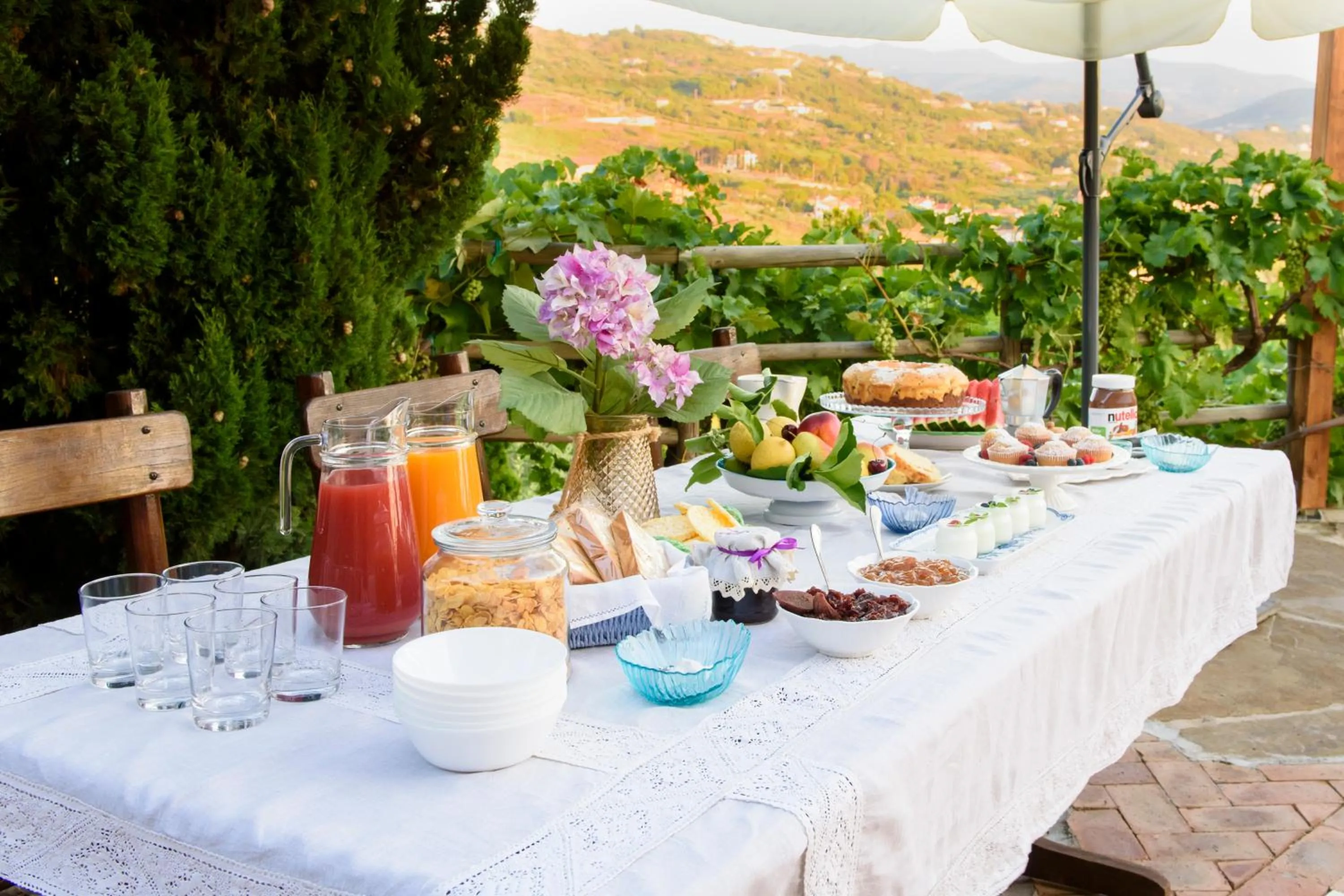 Continental breakfast in Maelka Belvedere