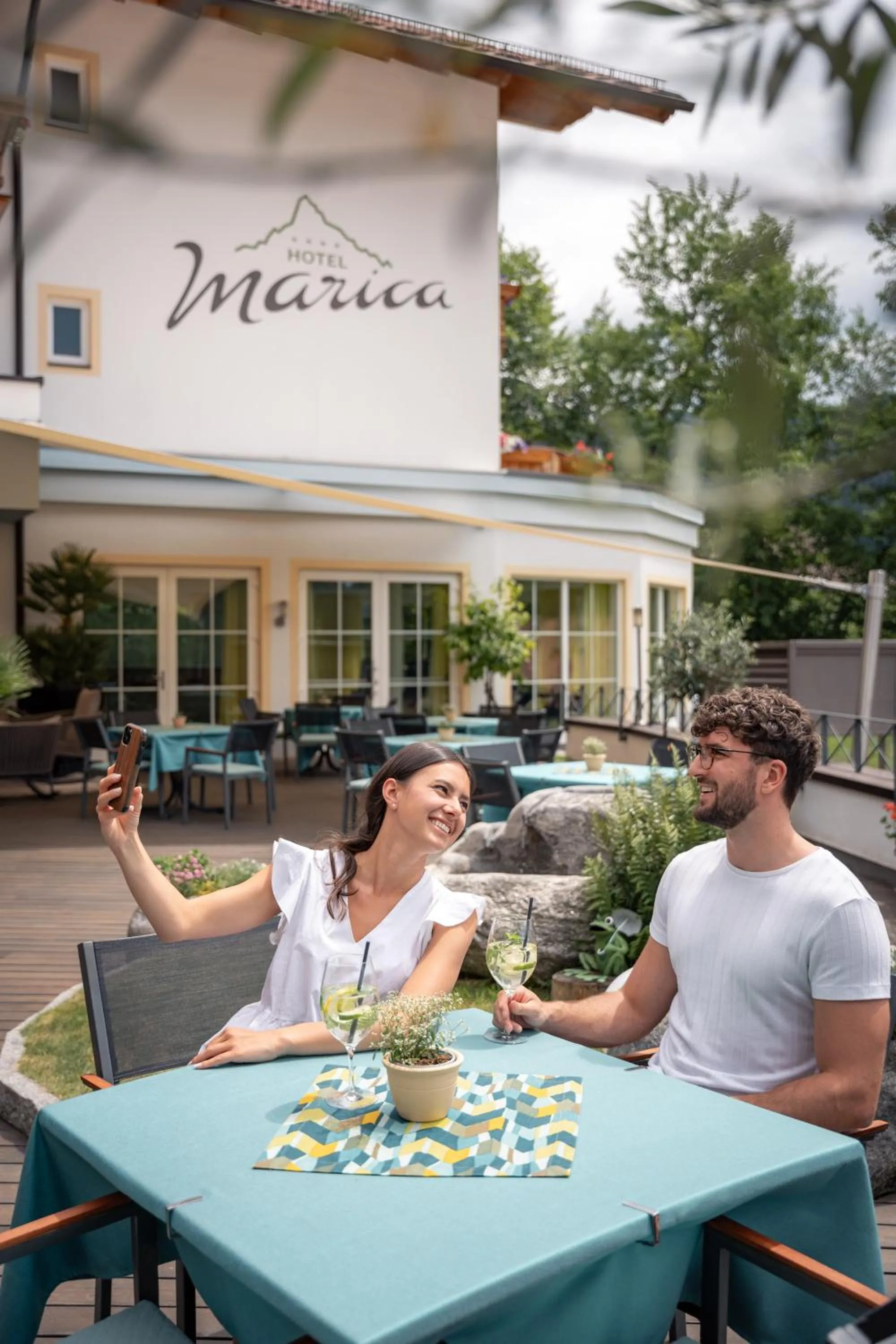 Communal lounge/ TV room in Hotel Marica