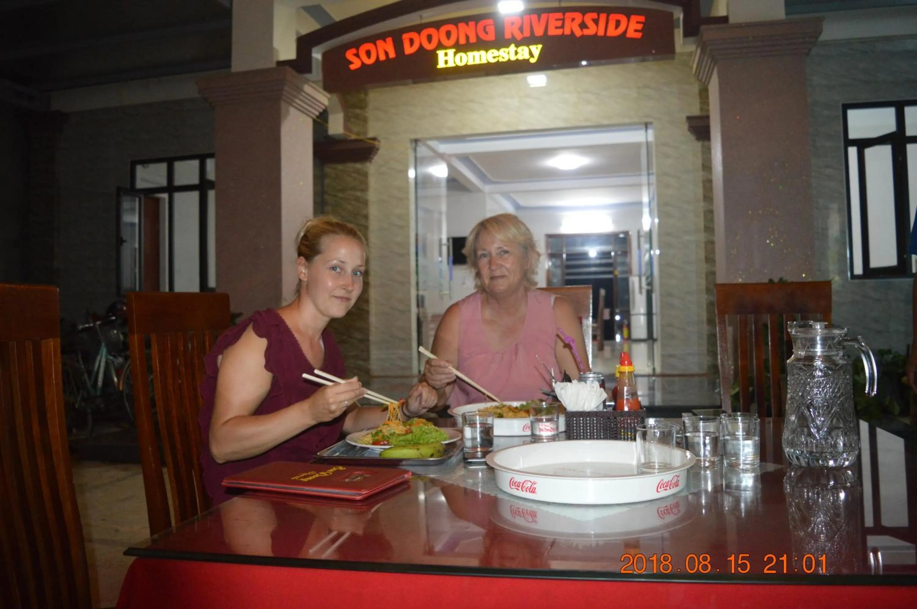 Dinner in Son Doong Riverside