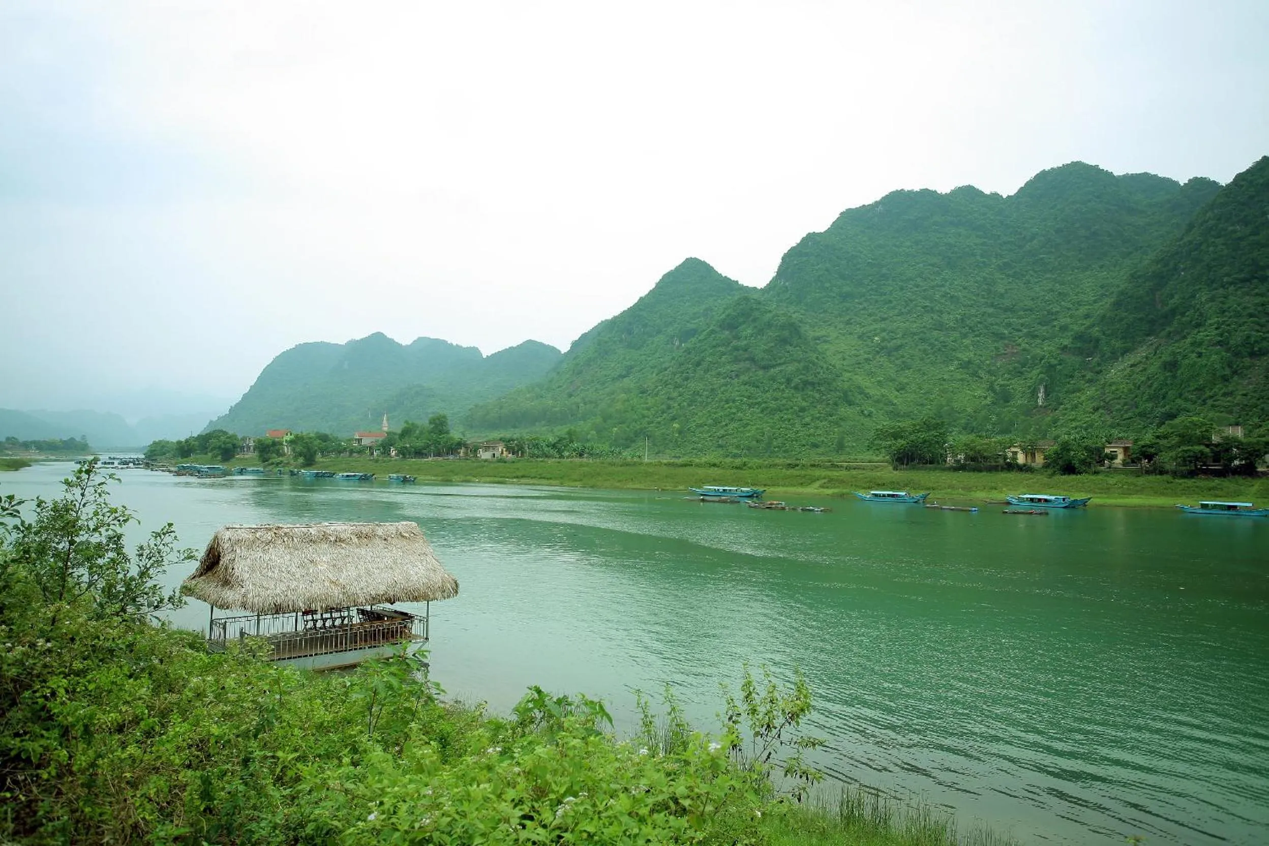 River view in Son Doong Riverside
