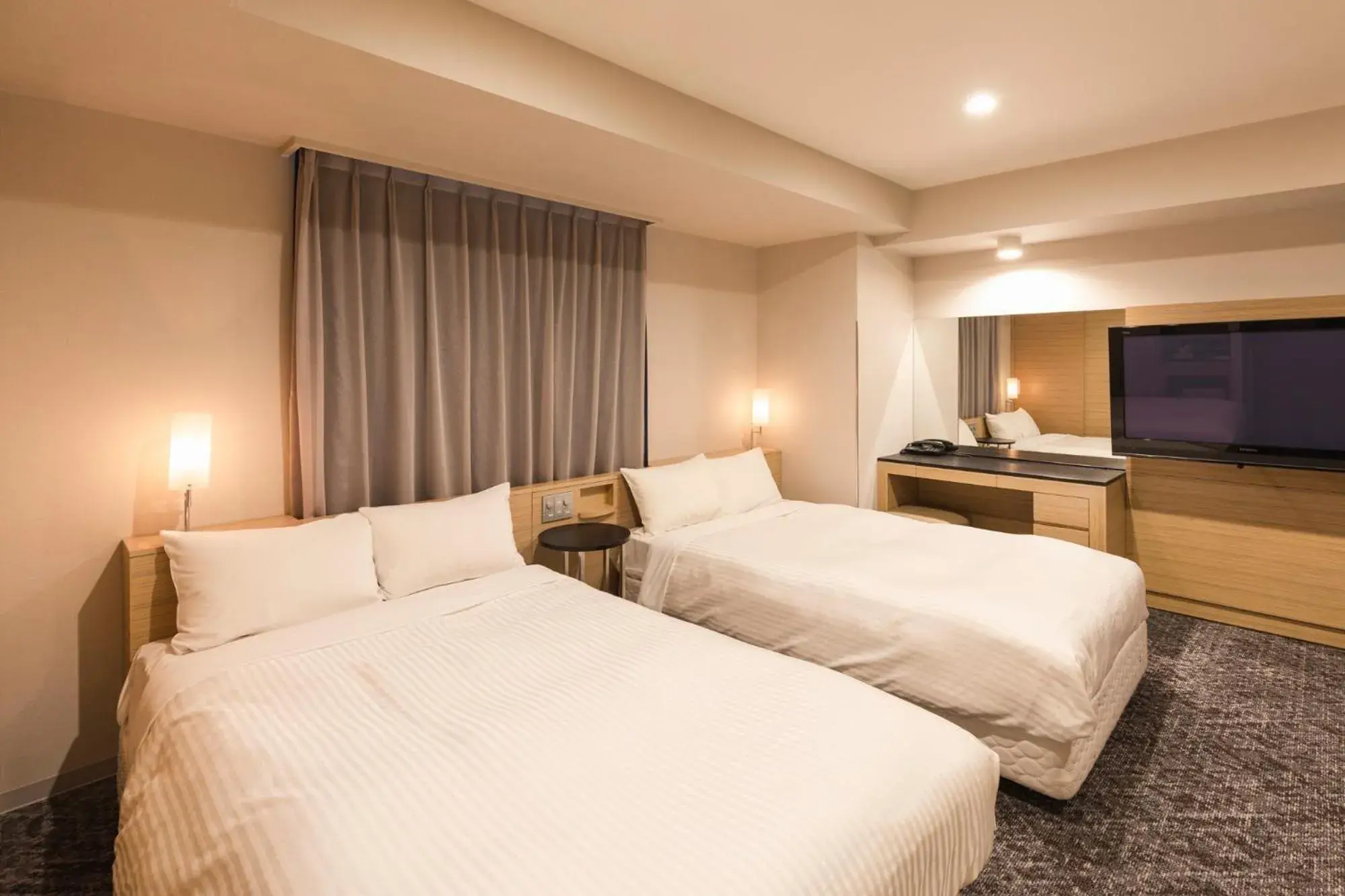 Bed in Sotetsu Fresa Inn Tokyo-Kyobashi Bed in Sotetsu Fresa Inn Tokyo-Kyobashi