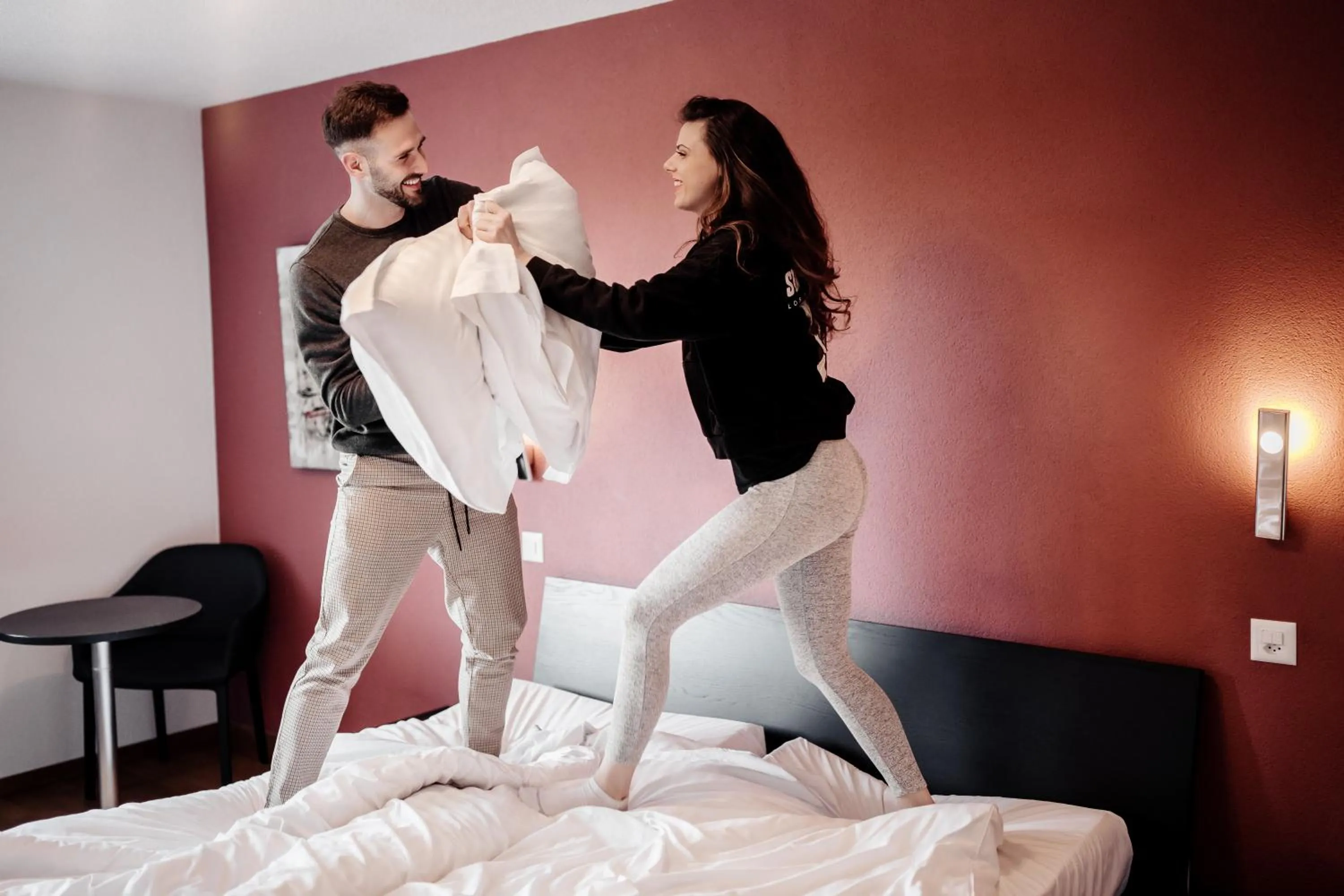 Bed in Jura Sport & Spa Resort