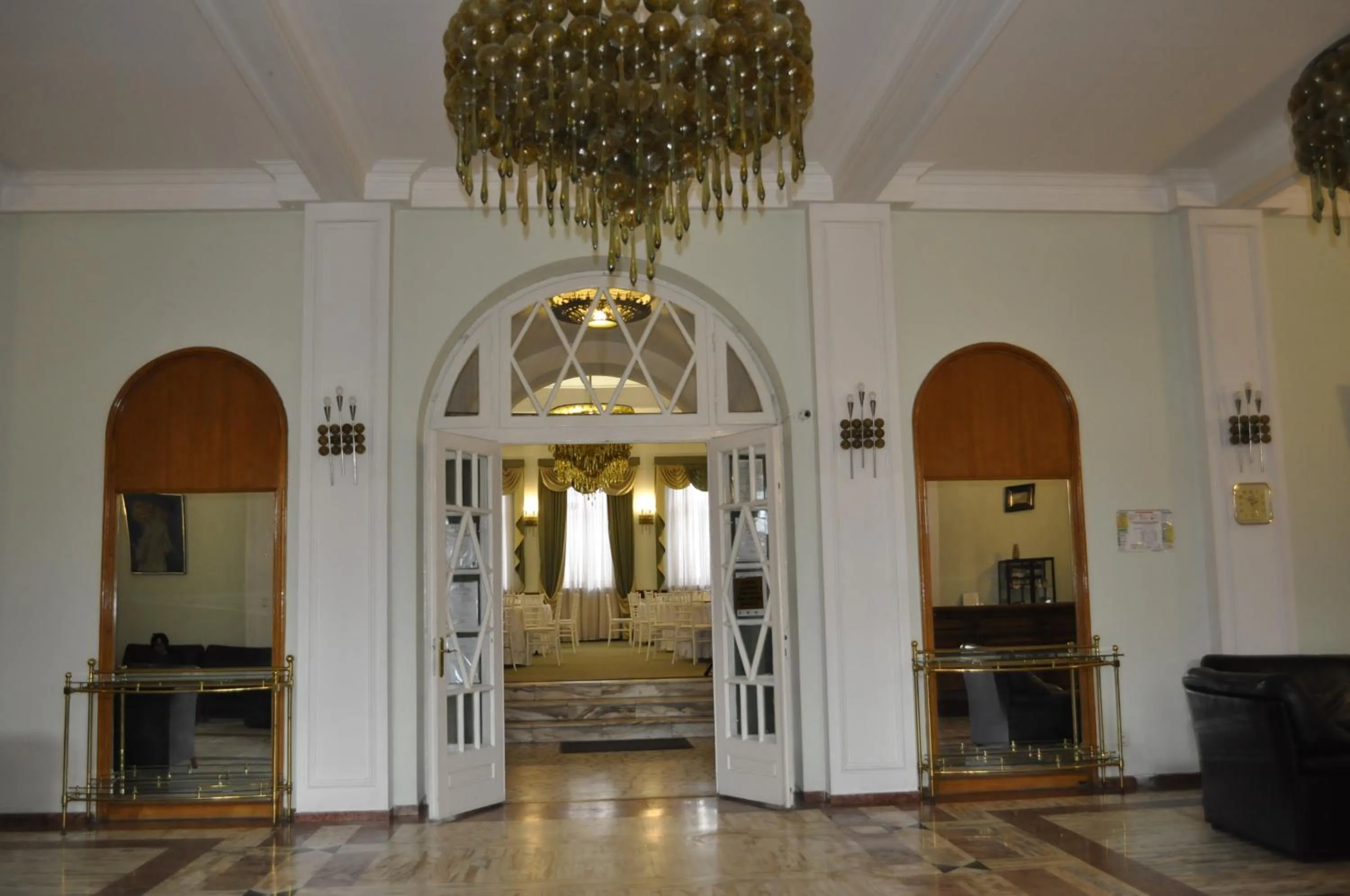 Lobby or reception in Hotel Triumf