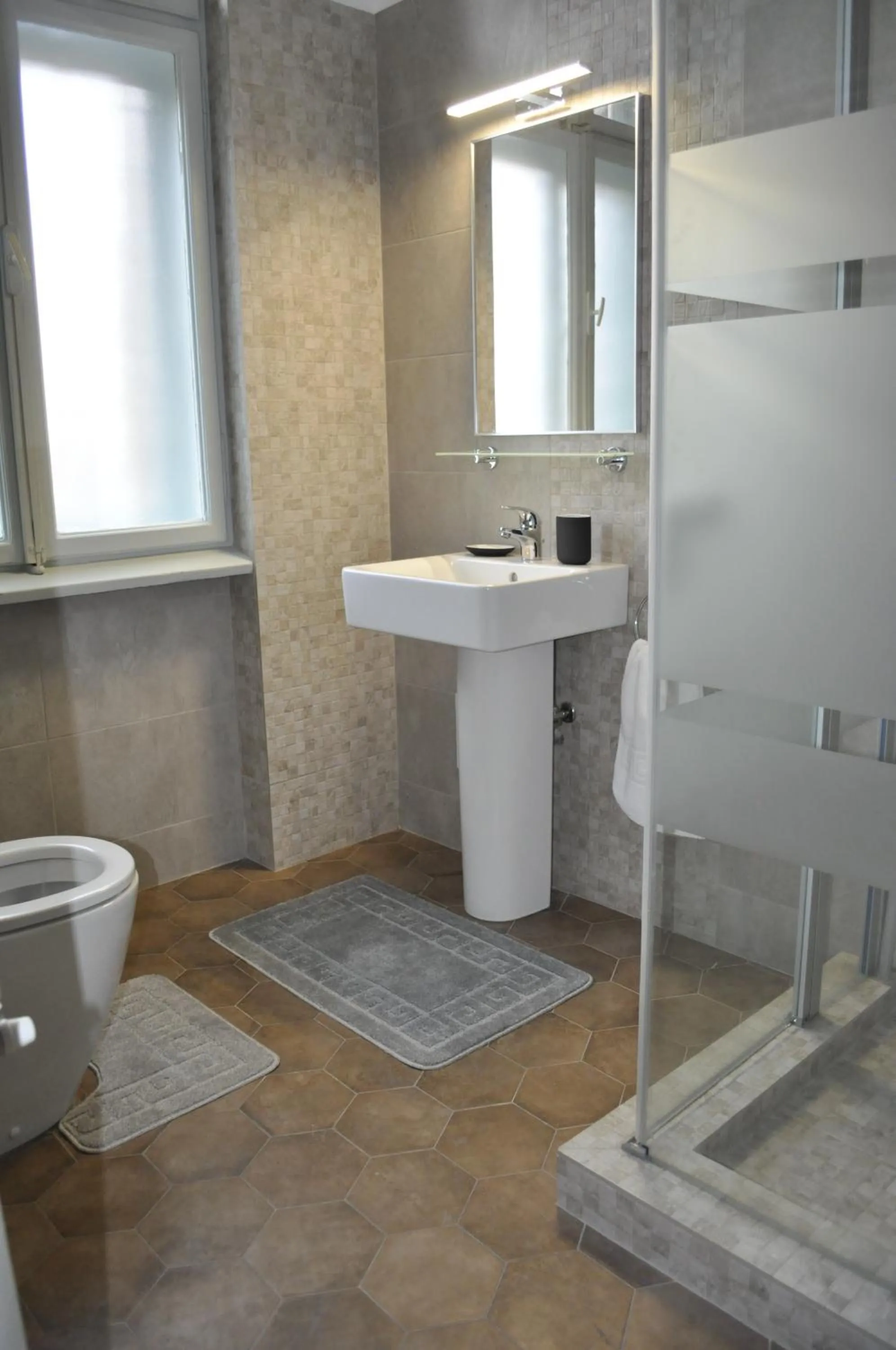 Bathroom in Hotel Triumf