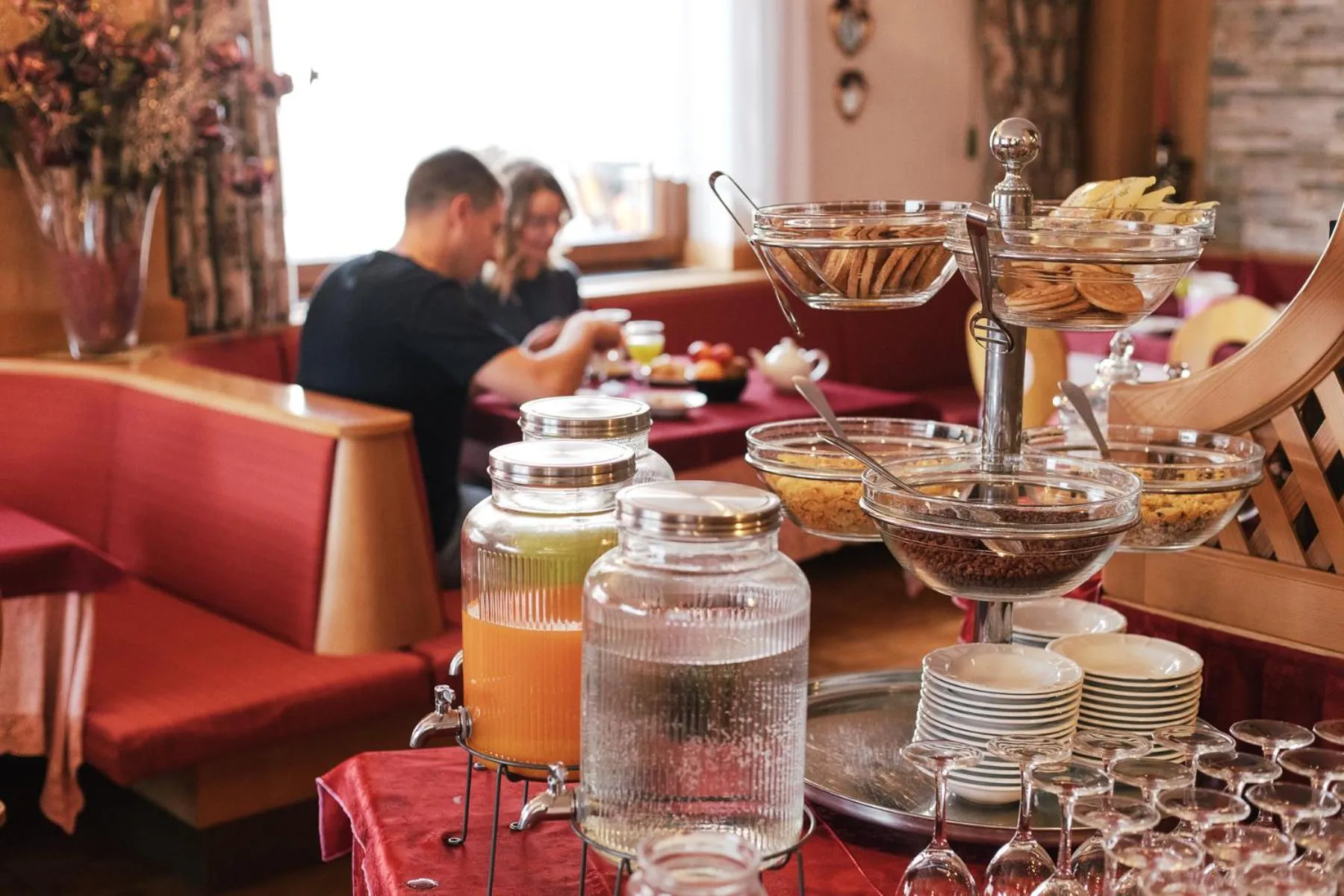 Buffet breakfast in B&B La Montanara