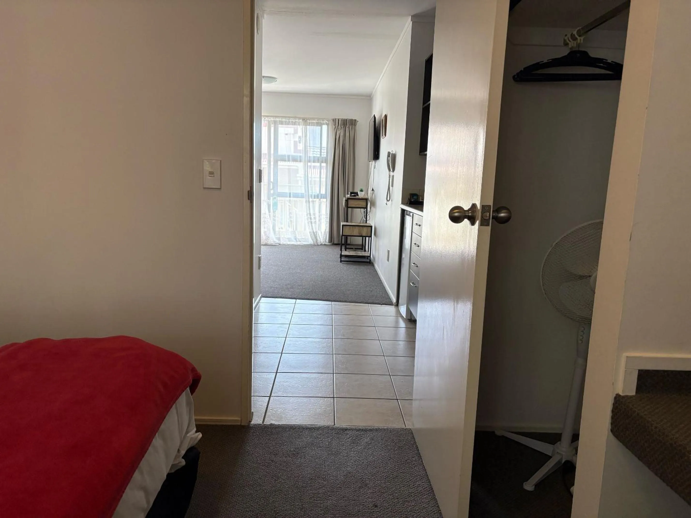 Lounge or bar, Bed in Ascot Motor Lodge