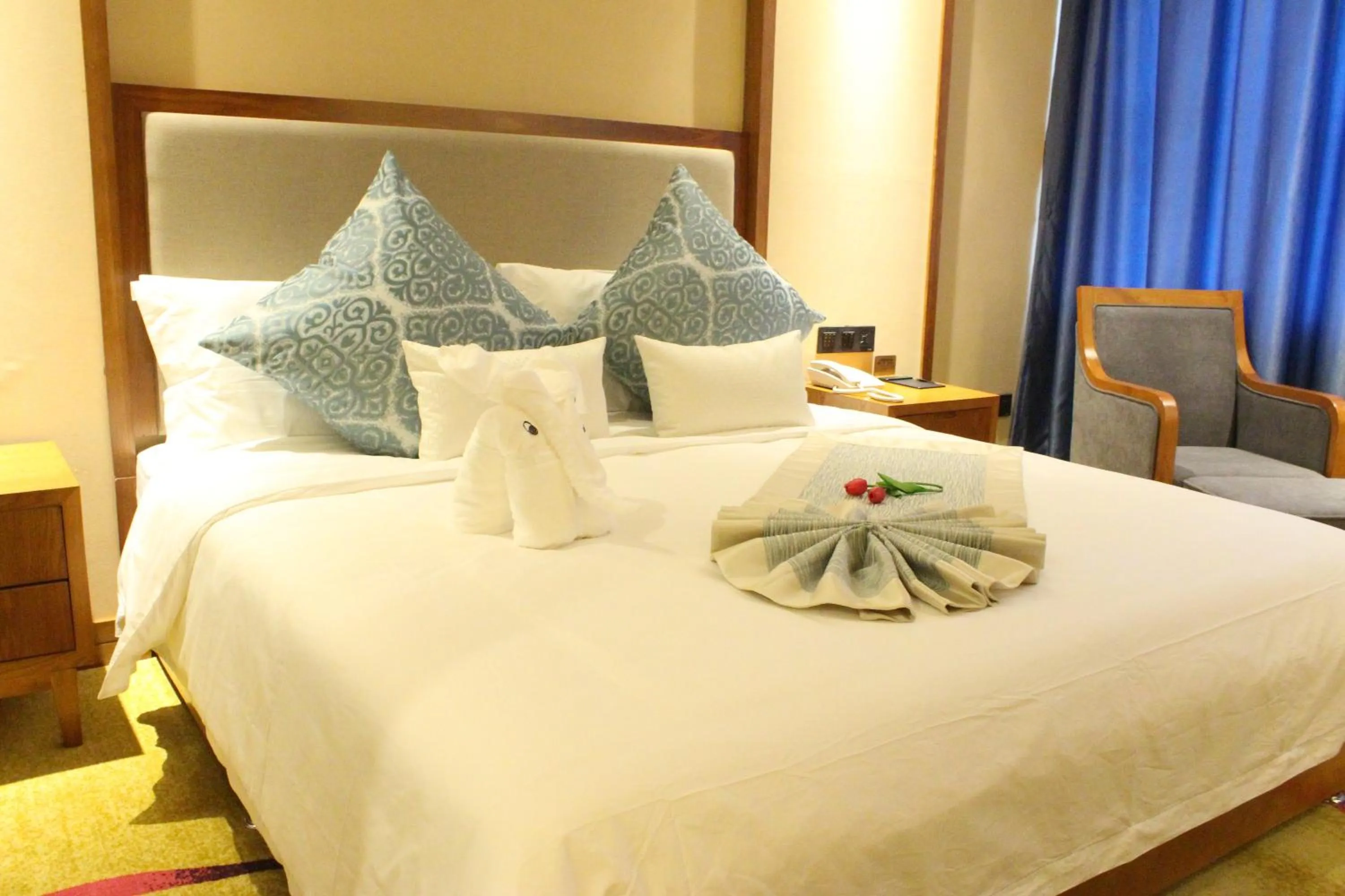 bunk bed, Bed in Fu Hua International Hotel Dunhuang