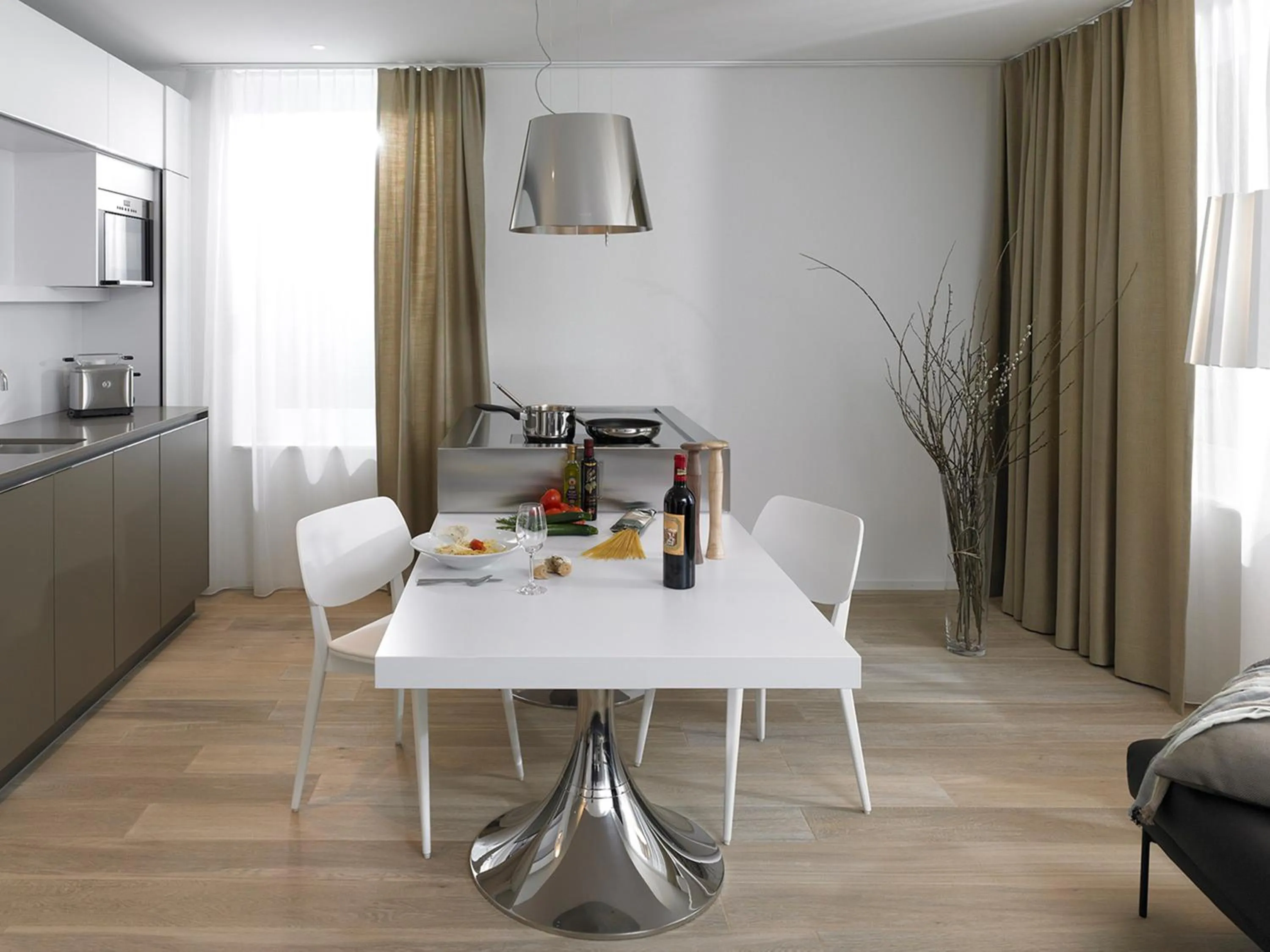 Kitchen or kitchenette in City Apartments