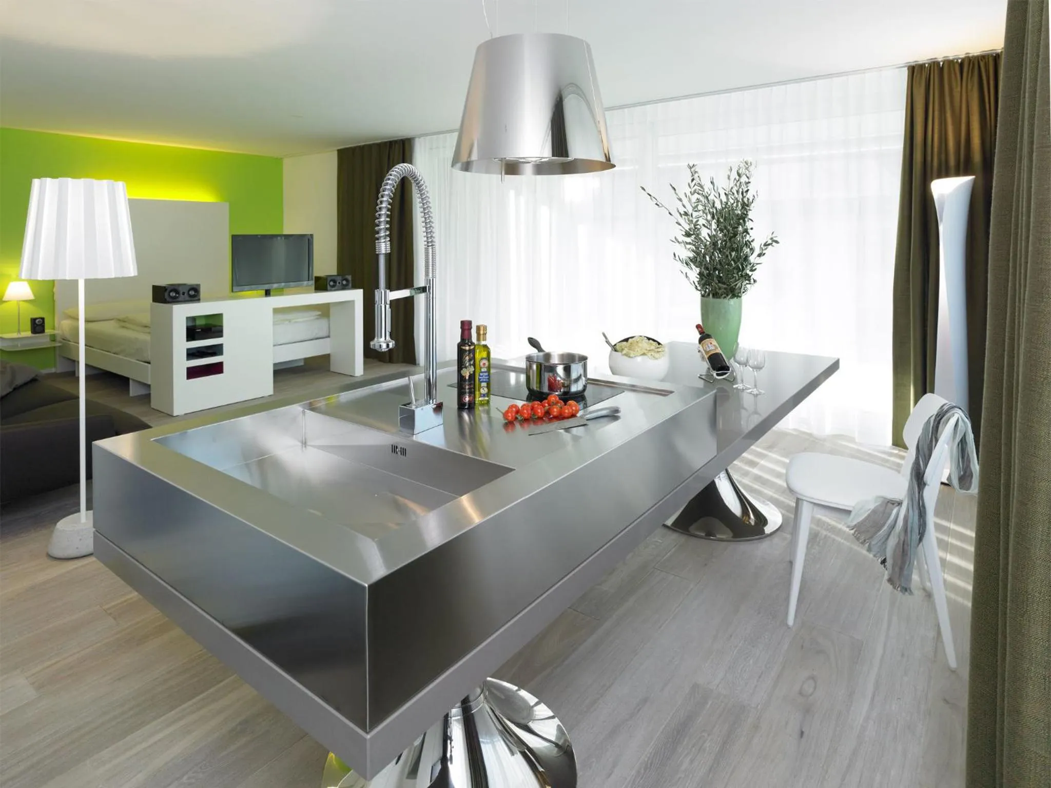 Kitchen or kitchenette in City Apartments