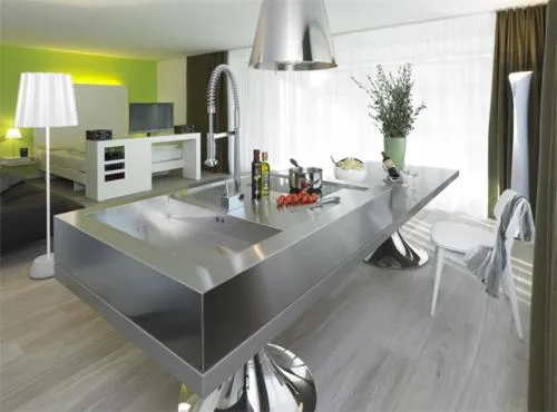 Kitchen or kitchenette in City Apartments