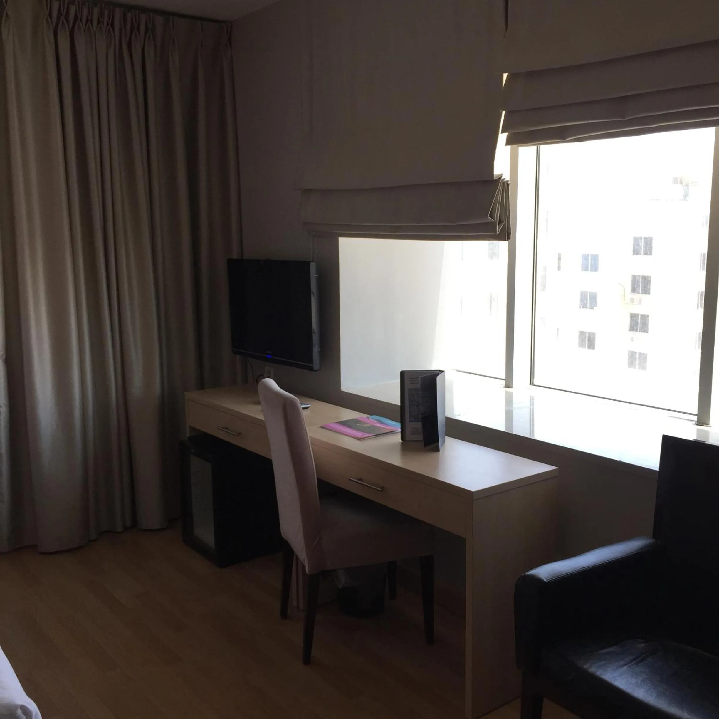 Seating area in Crystal Hotel