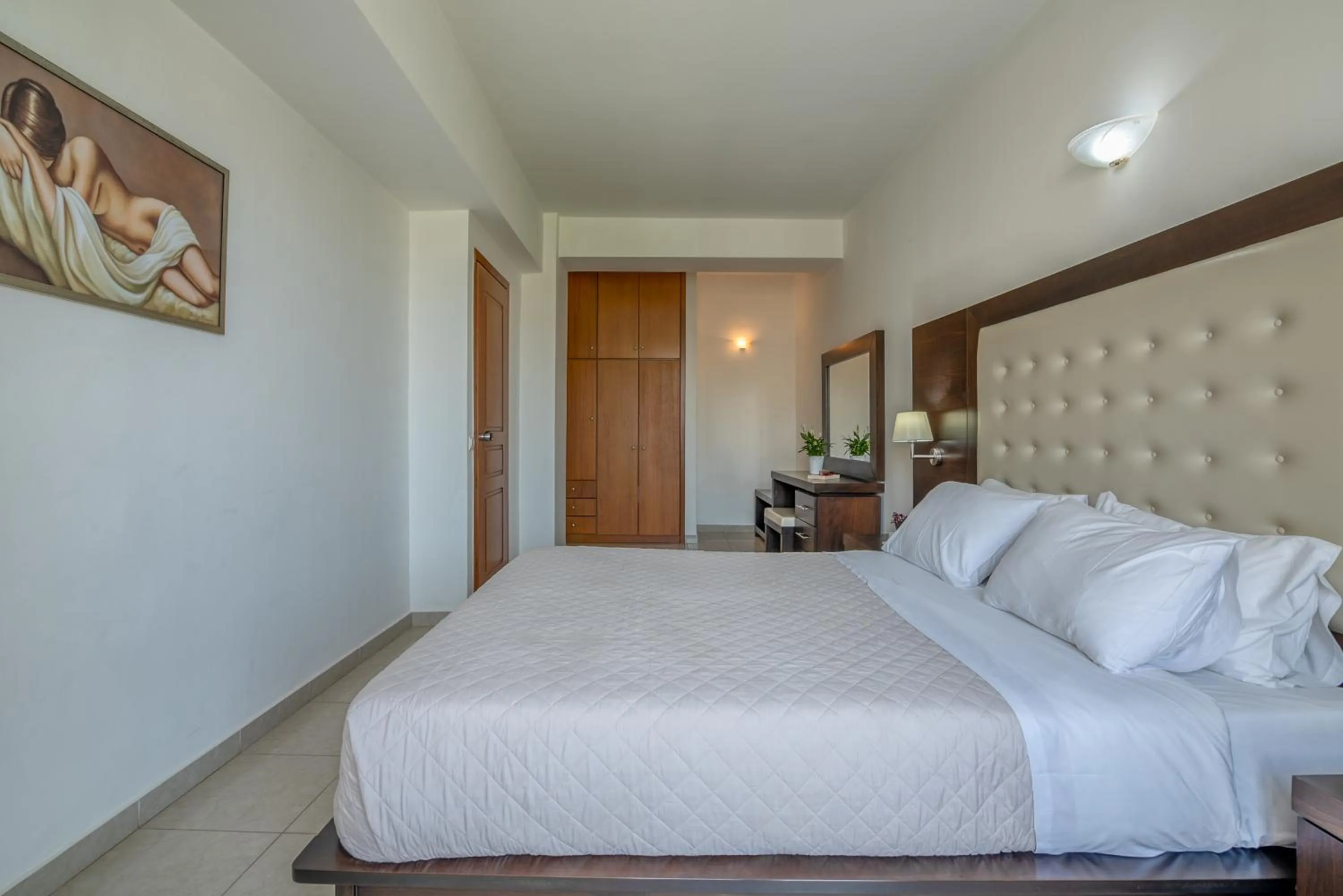 Bed in Castro Beach Hotel