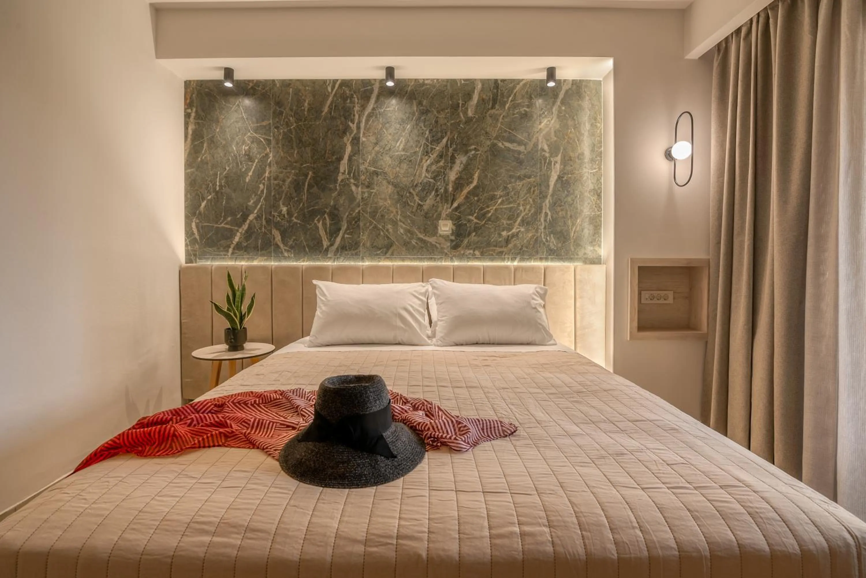 Bed in Castro Beach Hotel