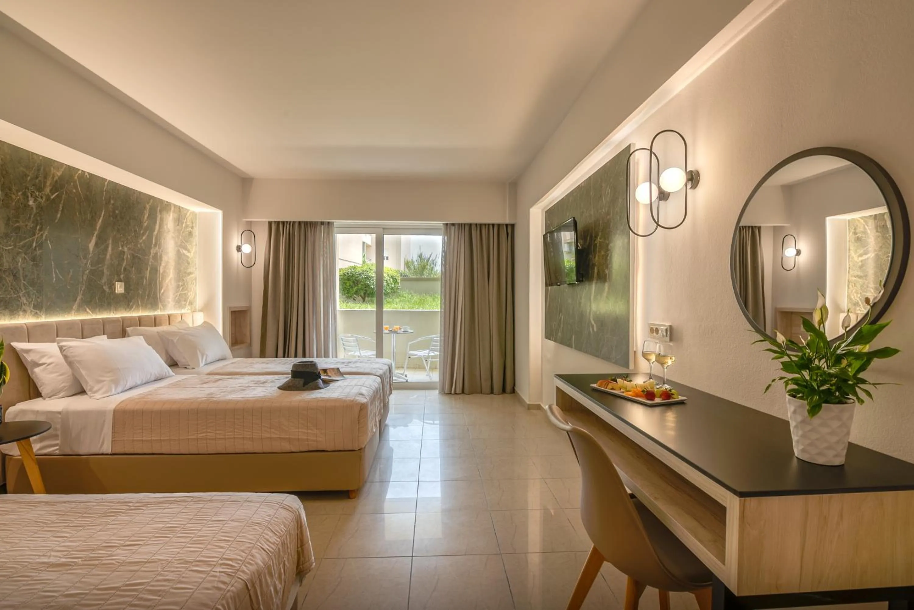 Bed in Castro Beach Hotel