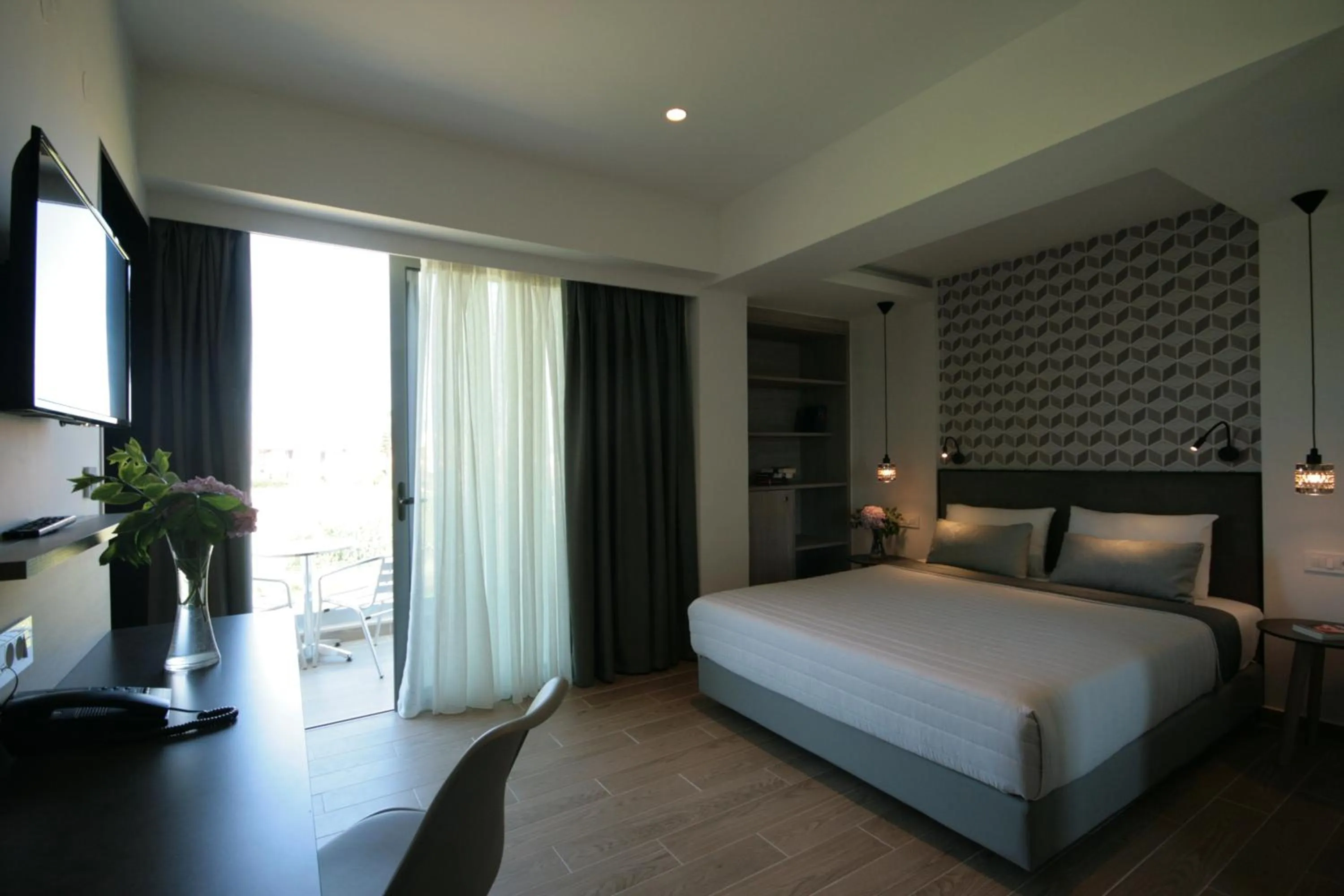 Bed in Castro Beach Hotel