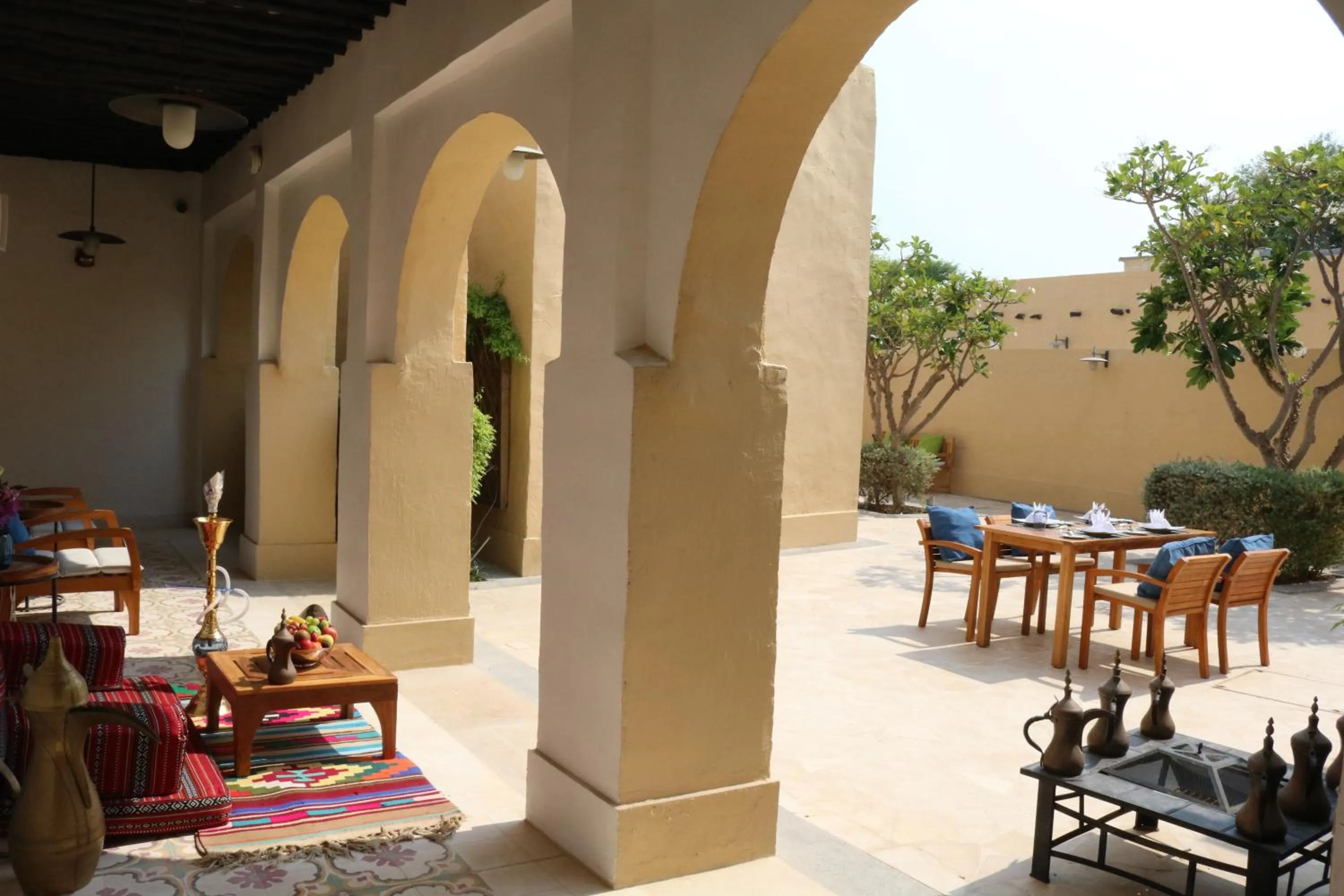Patio in Souq Al Wakra Hotel Qatar By Tivoli