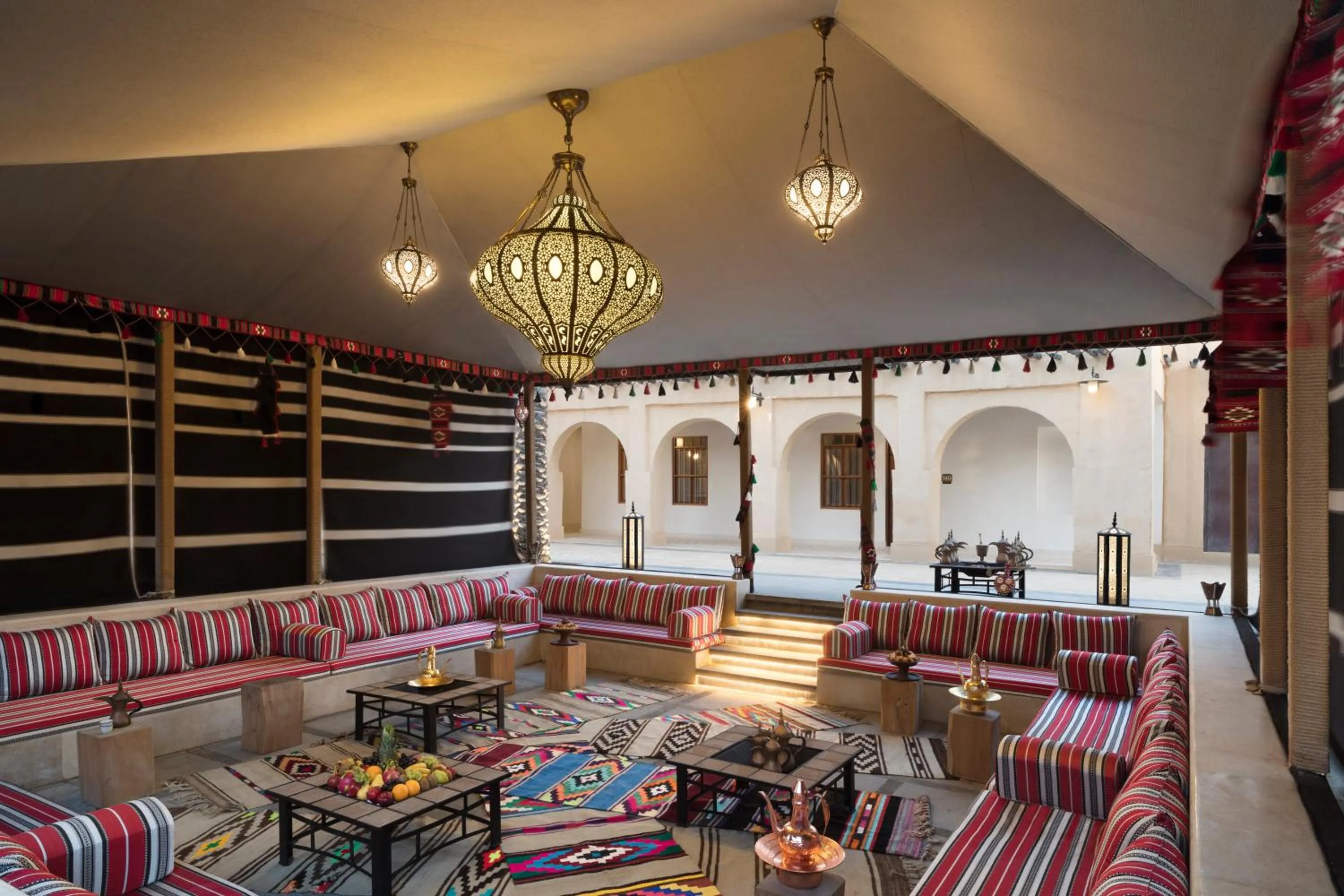 Seating area in Souq Al Wakra Hotel Qatar By Tivoli