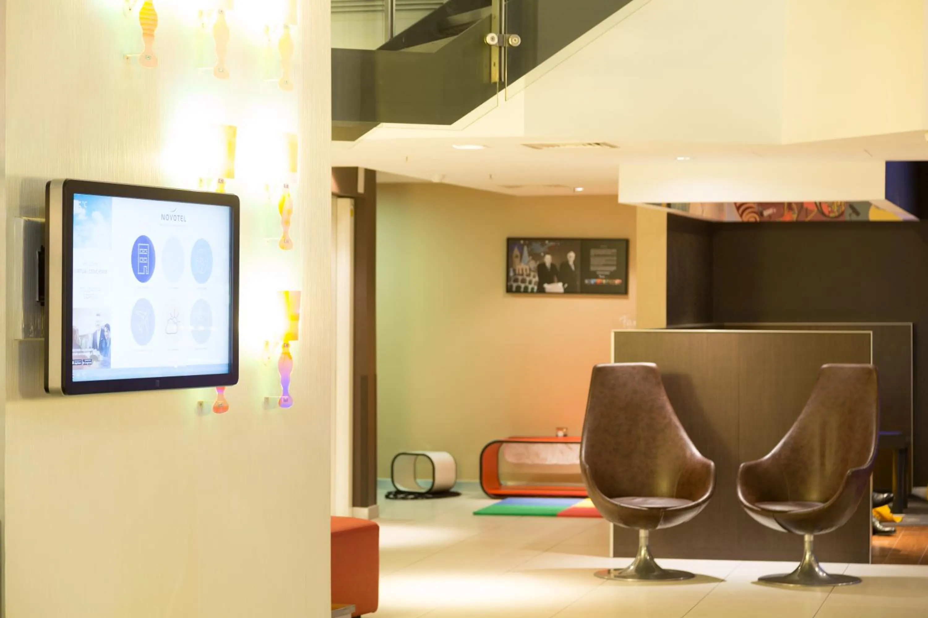 Seating area in Novotel London Paddington