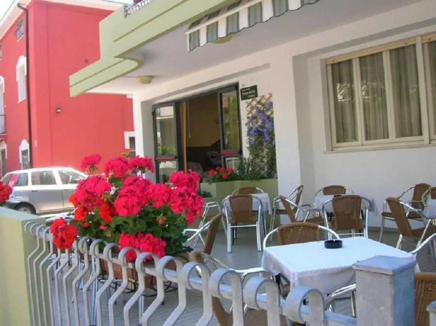 Facade/entrance in Hotel Carmen Viserba
