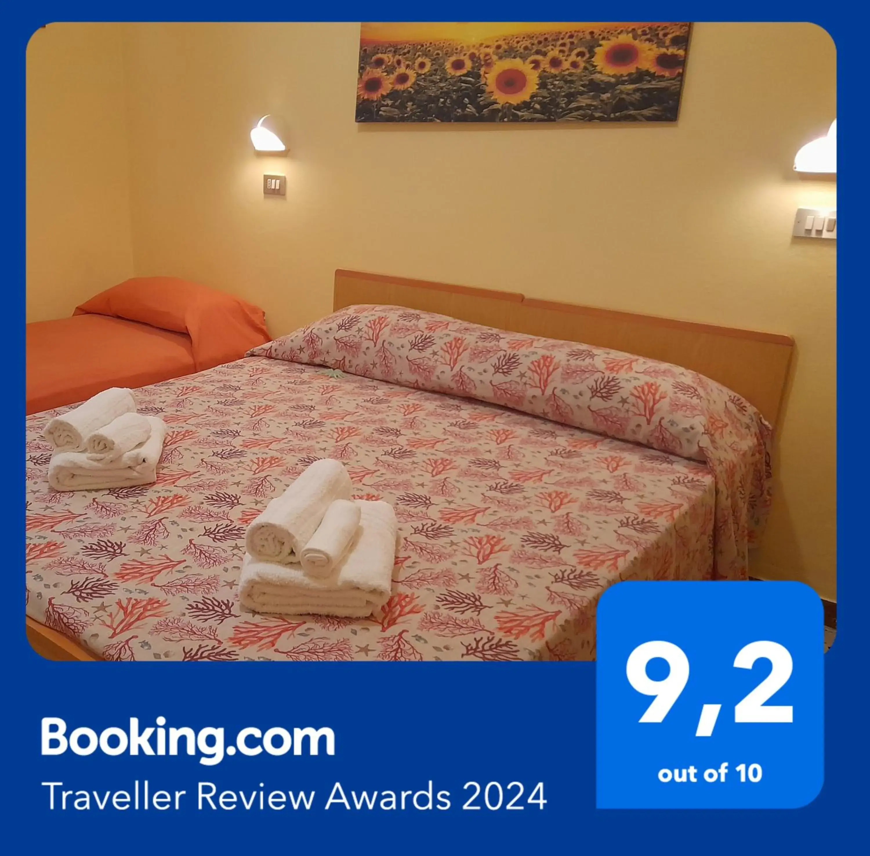 Double or Twin Room with Bathroom in Hotel Carmen Viserba Double or Twin Room with Bathroom in Hotel Carmen Viserba