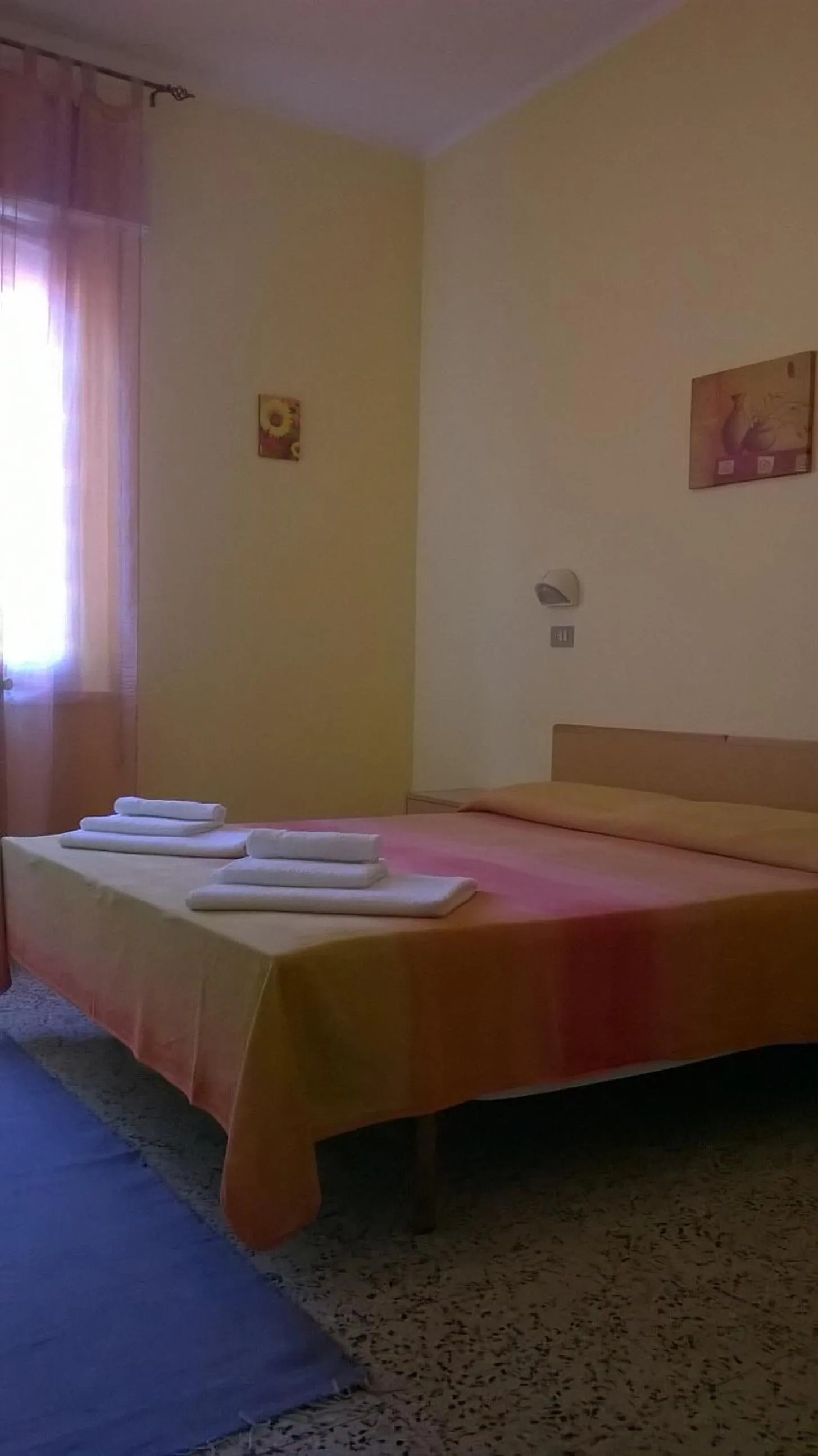 Bed in Hotel Carmen Viserba