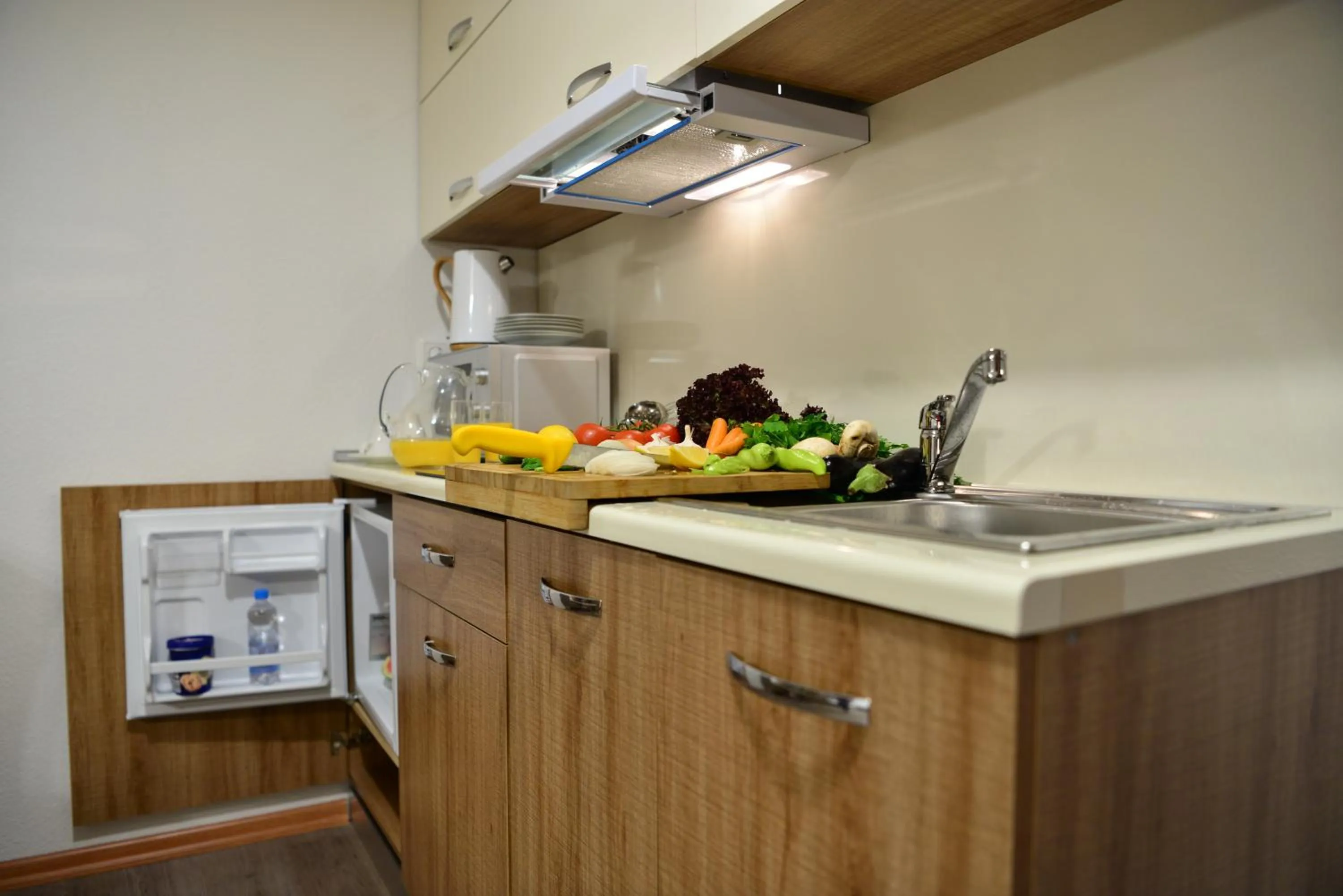Kitchen or kitchenette in Hotel Hausen Obertshausen Frankfurt
