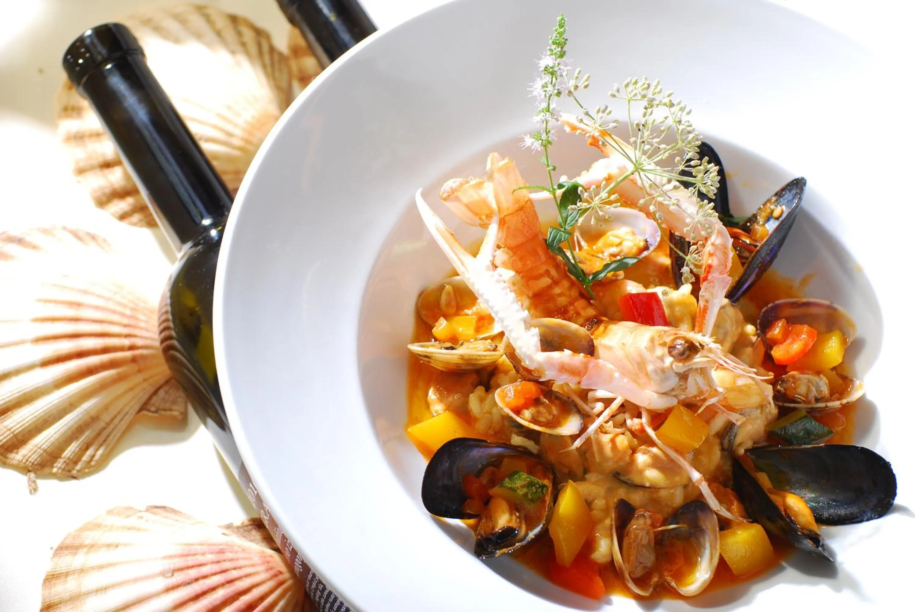 Food and drinks in Hotel Miramar